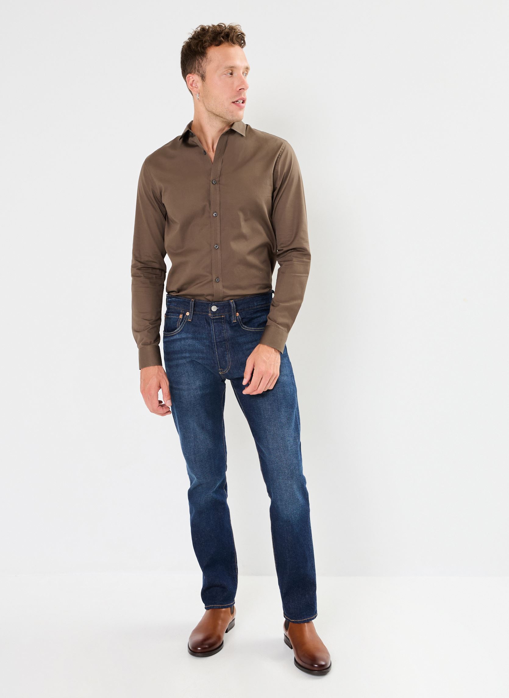 Jeans slim et skinny 501® Slim Taper homme bleu Levi's Jeans slim et skinny 501® Slim Taper homme bleu Runaway Train