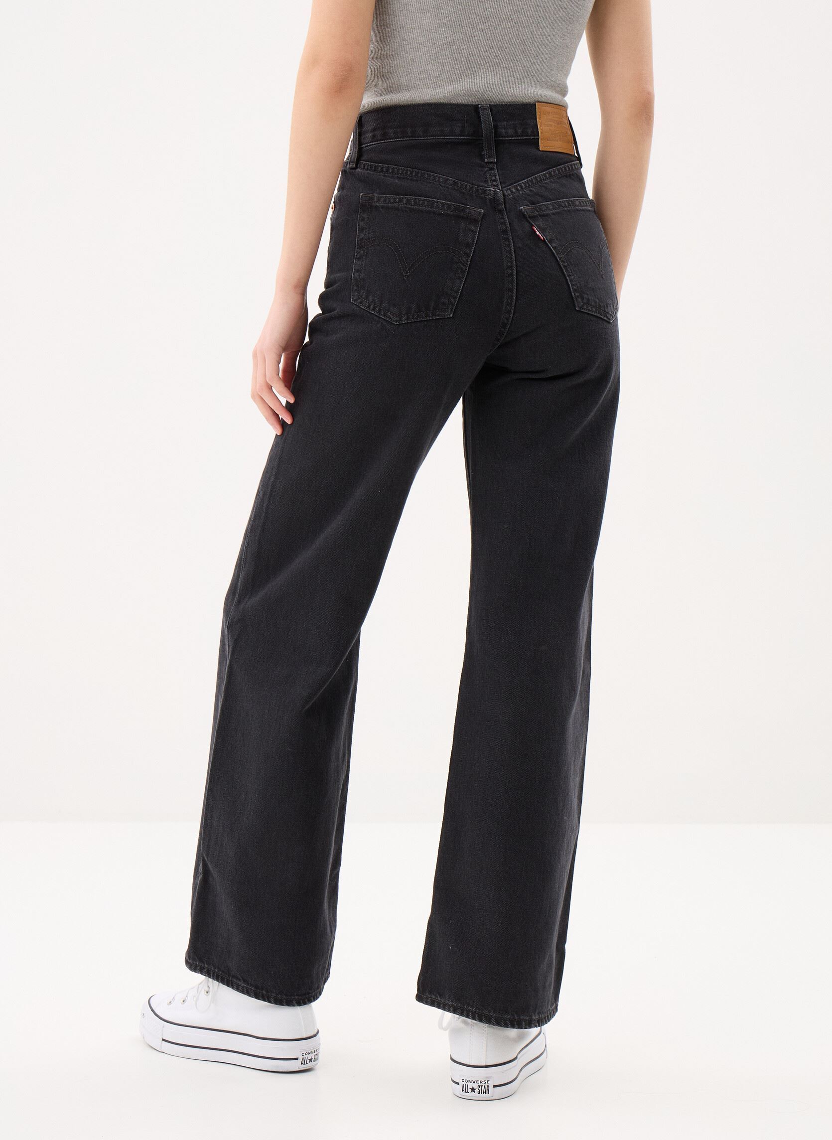 Wijde jeans / Flared Jeans Ribcage Wide Leg dames zwart Levi's Wijde jeans / Flared Jeans Ribcage Wide Leg dames zwart ROSIE POSIE