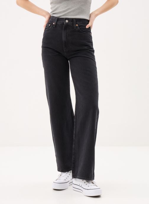 Levi's Wijde jeans / Flared Jeans Ribcage Wide Leg dames zwart