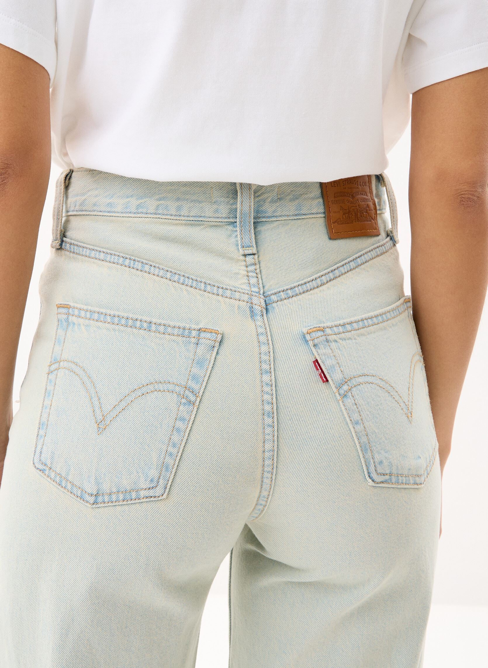 Wijde jeans / Flared Jeans Ribcage Wide Leg dames blauw Levi's Wijde jeans / Flared Jeans Ribcage Wide Leg dames blauw DE ORO