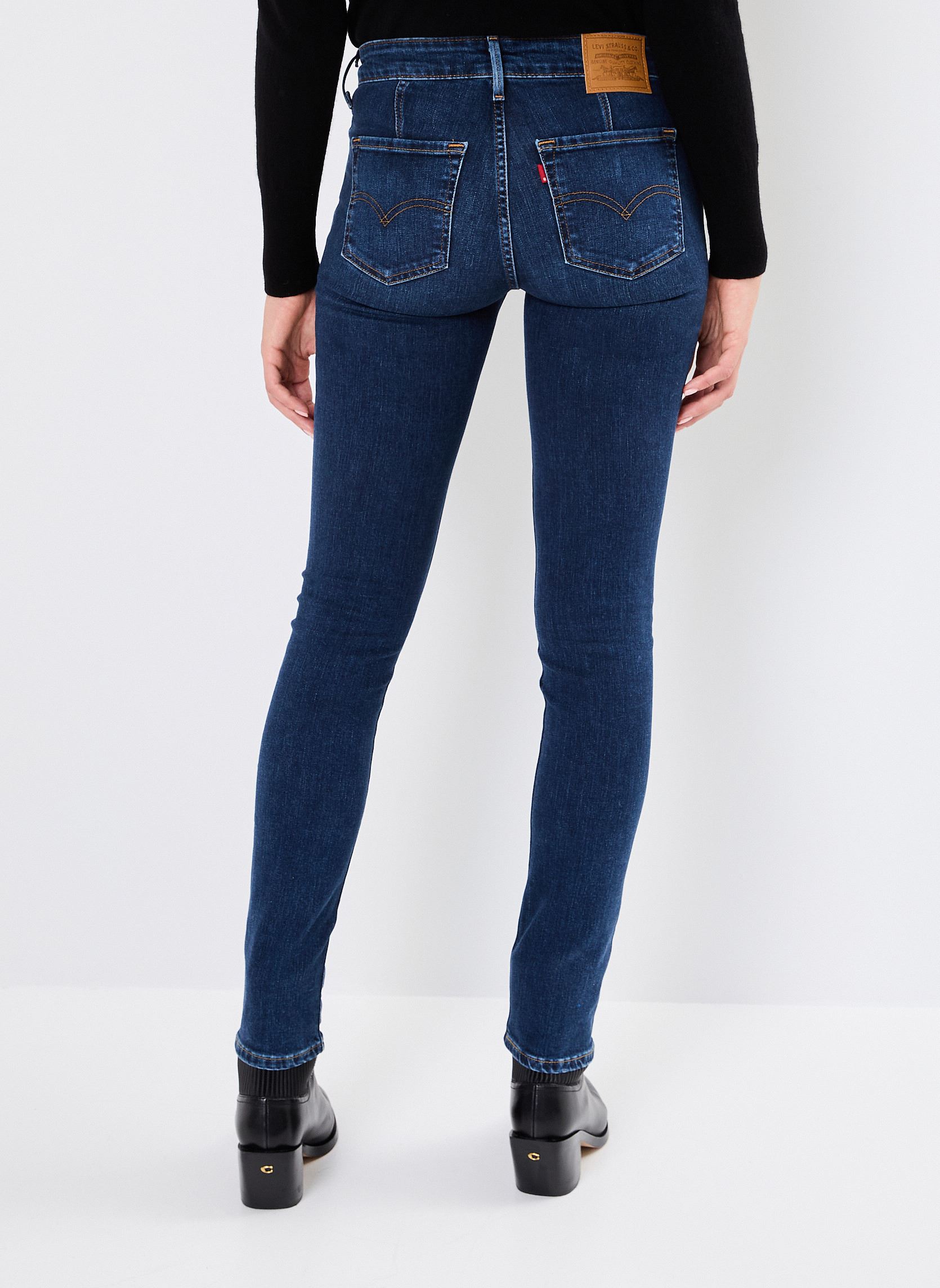 Jeans slim et skinny 712 Slim Welt Pocket femme bleu Levi's Jeans slim et skinny 712 Slim Welt Pocket femme bleu Blue Wave Dark