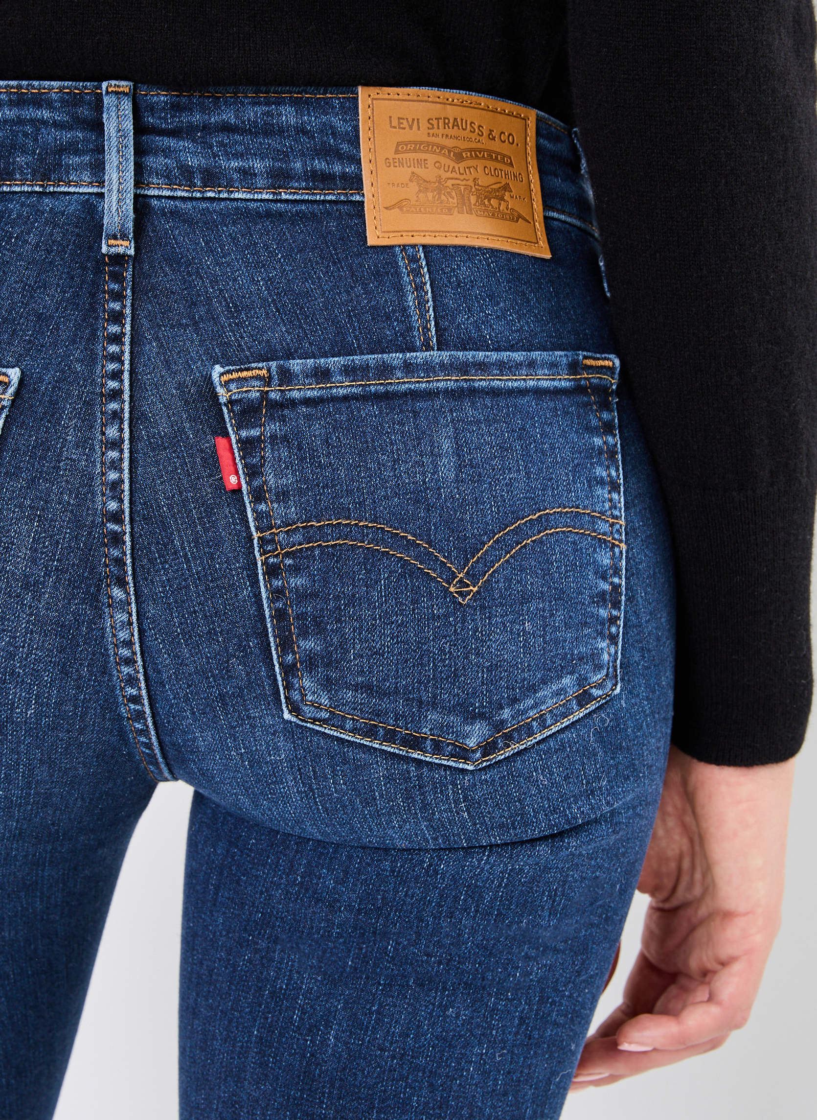 Jeans slim et skinny 712 Slim Welt Pocket femme bleu Levi's Jeans slim et skinny 712 Slim Welt Pocket femme bleu Blue Wave Dark