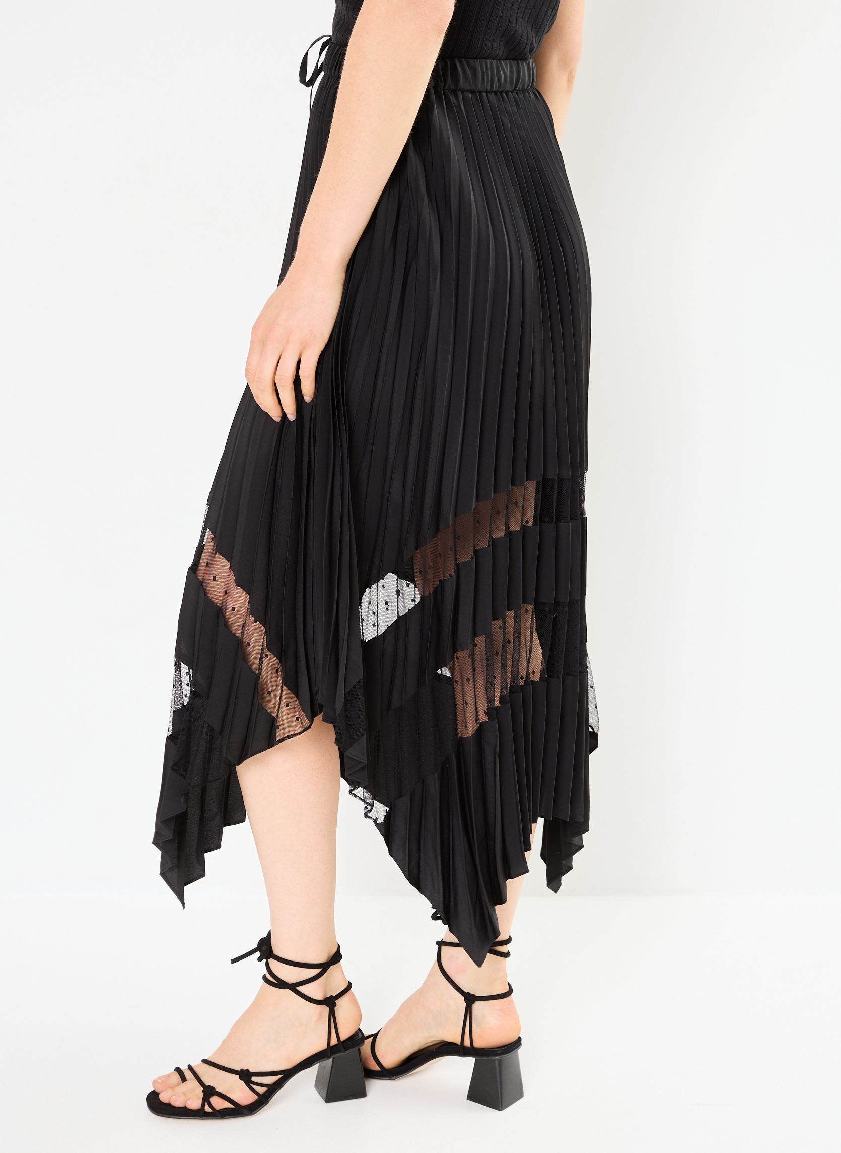 Midi-Röcke FJUP26075K damen schwarz The Kooples Midi-Röcke FJUP26075K damen schwarz BLA01