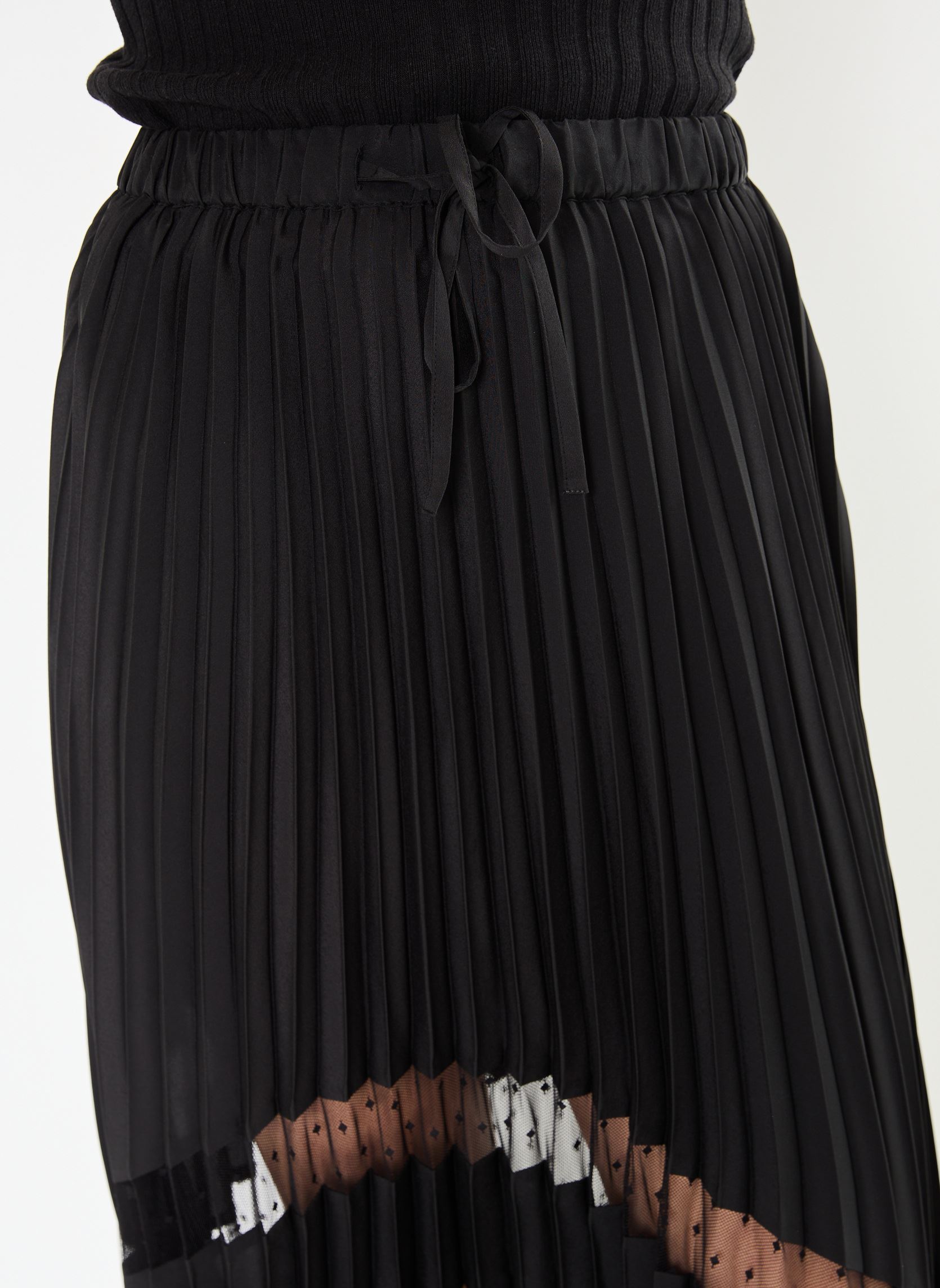 Midi-Röcke FJUP26075K damen schwarz The Kooples Midi-Röcke FJUP26075K damen schwarz BLA01