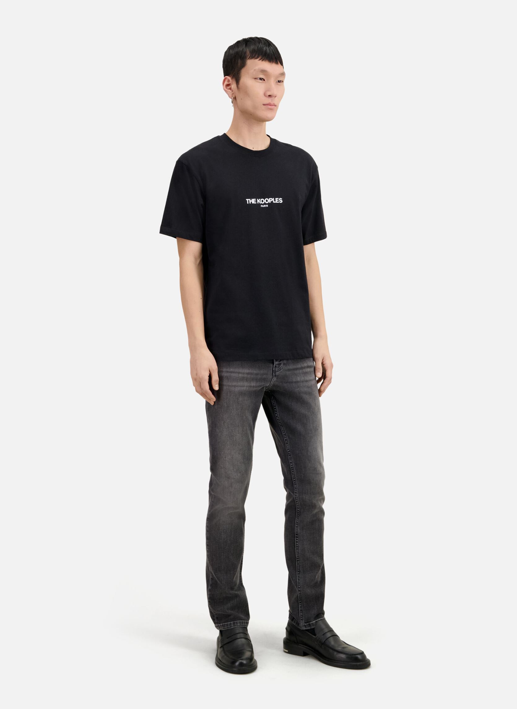 Tee-shirts manches courtes HTSC21006K homme noir The Kooples Tee-shirts manches courtes HTSC21006K homme noir BLA01