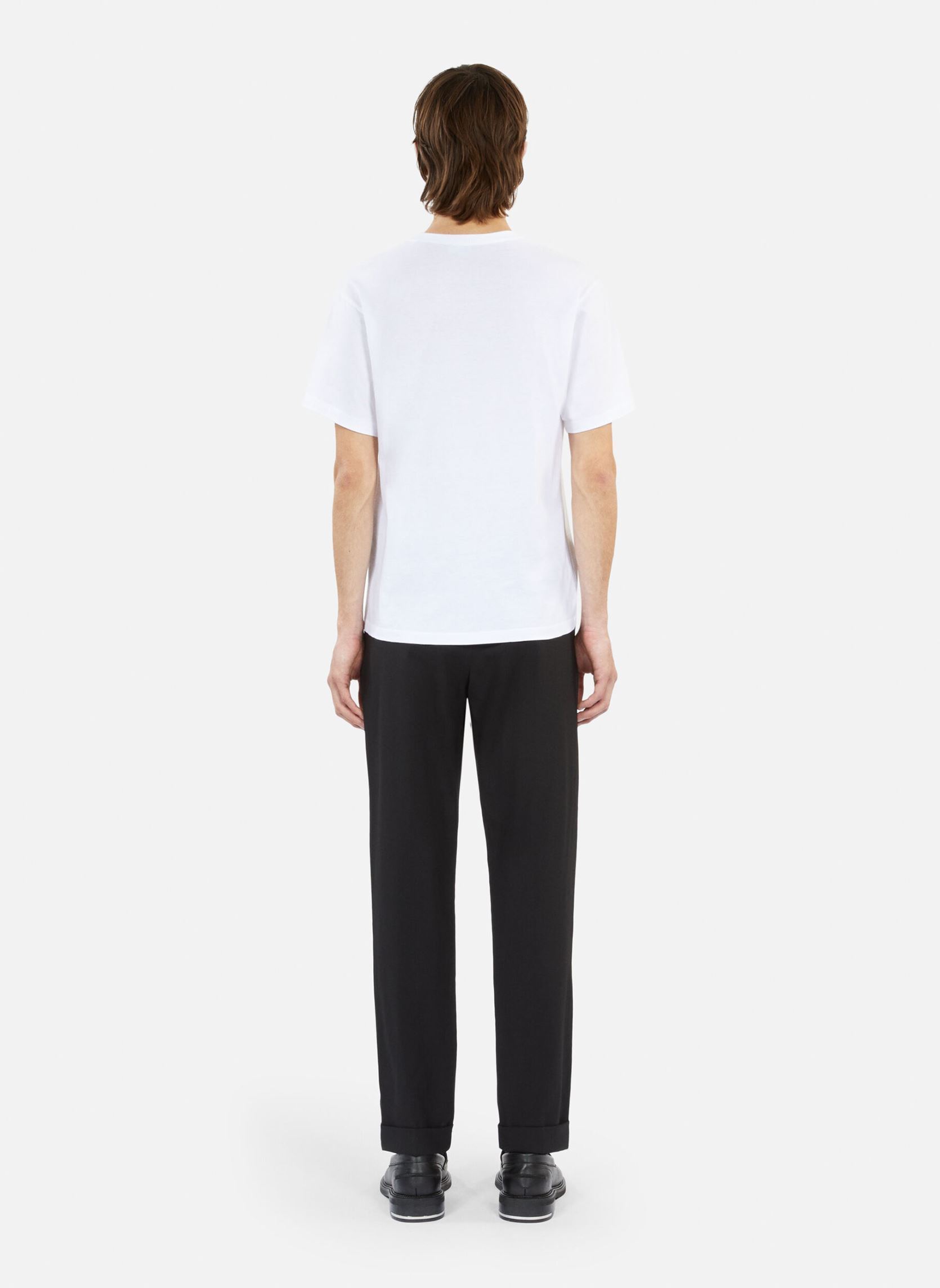 T-shirt a maniche corte HTSC21006K uomo bianco The Kooples T-shirt a maniche corte HTSC21006K uomo bianco WHI01