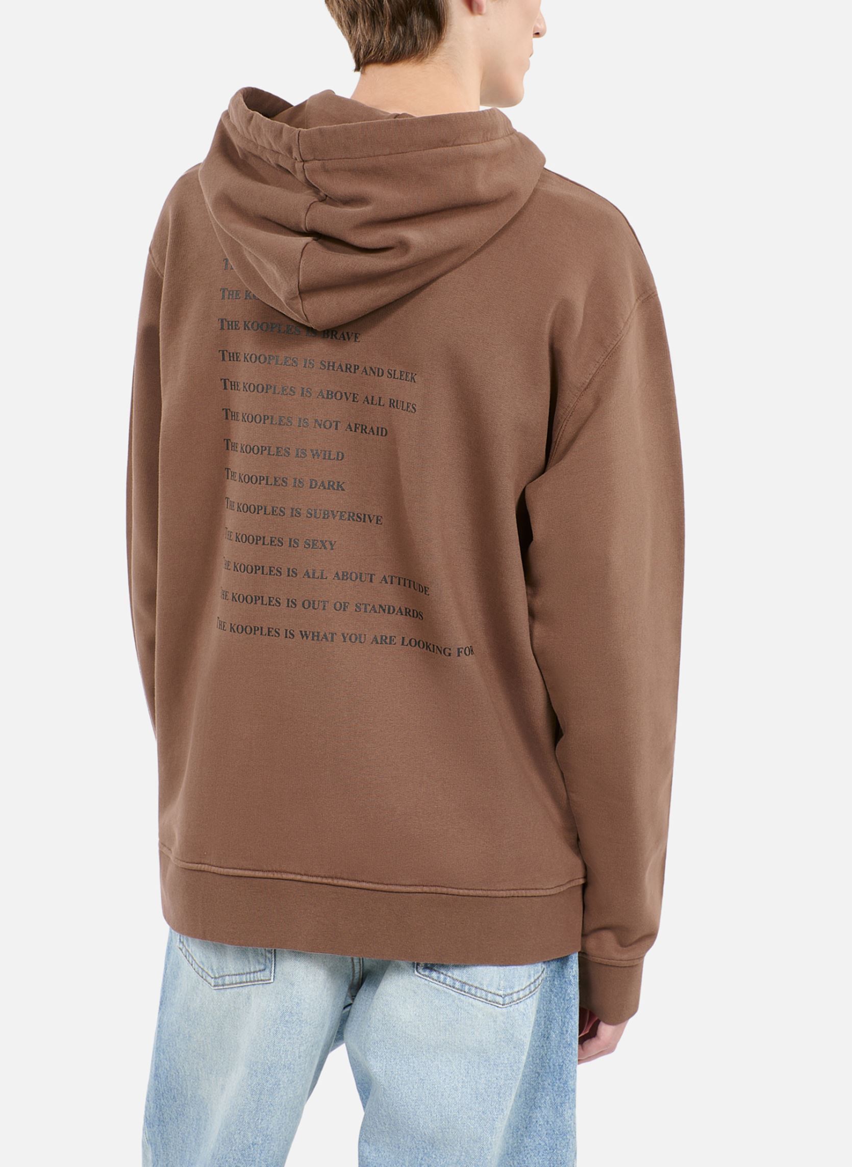 Sweater HSWE29015K dames bruin The Kooples Sweater HSWE29015K dames bruin BRW01