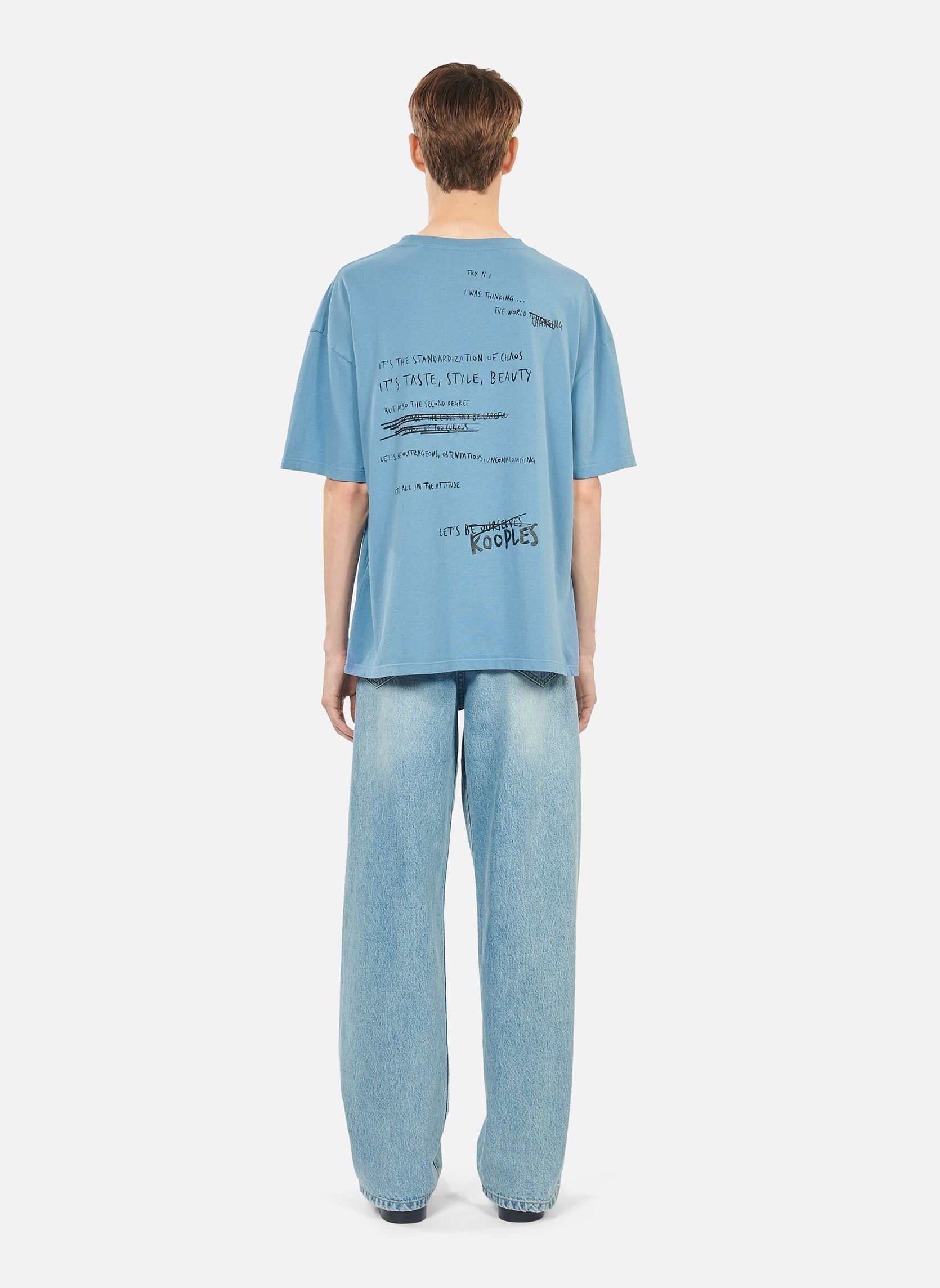 Kurzarm-T-Shirts HTSC29006K herren blau The Kooples Kurzarm-T-Shirts HTSC29006K herren blau BLU12
