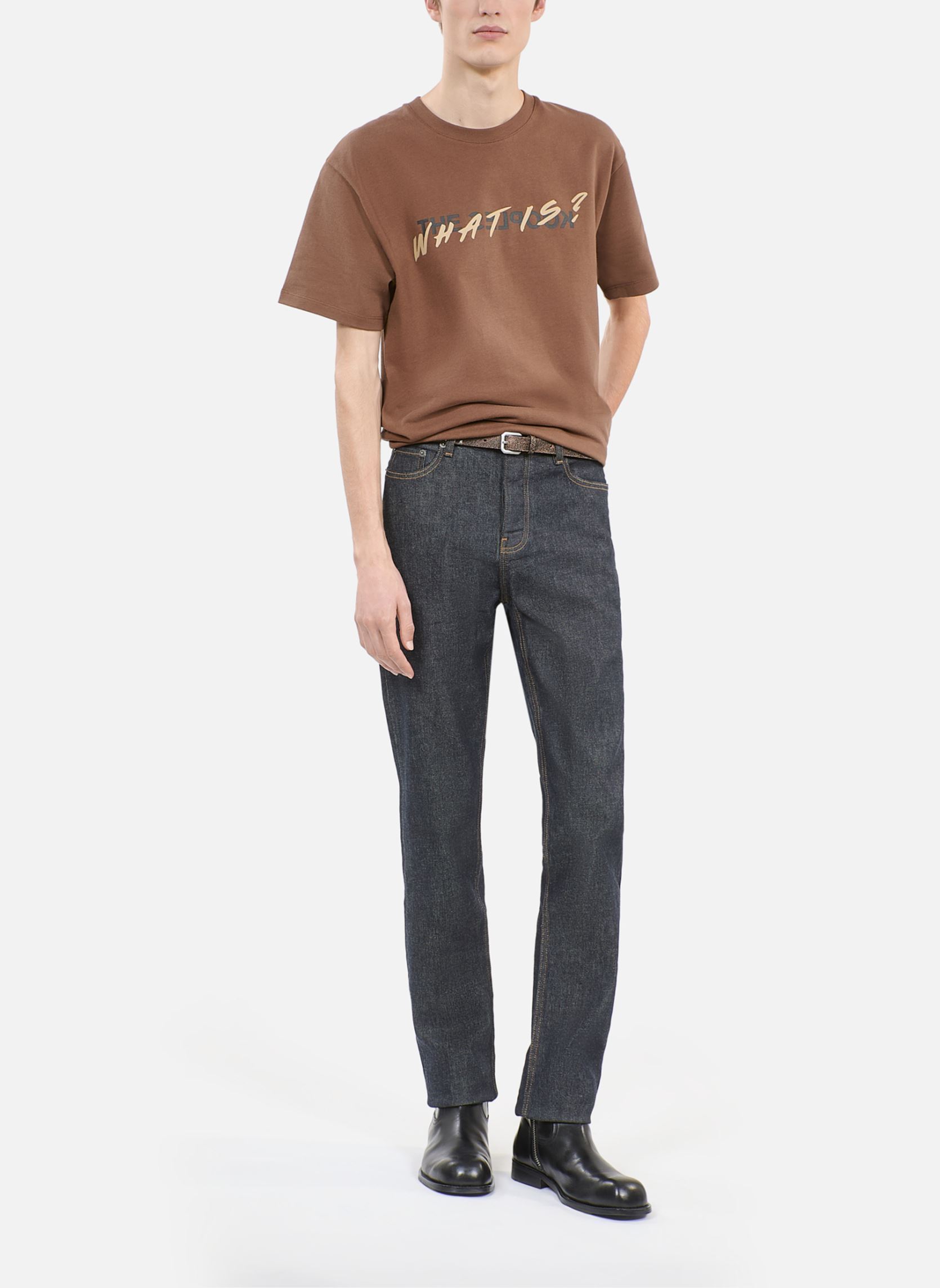 Kurzarm-T-Shirts HTSC29015K damen braun The Kooples Kurzarm-T-Shirts HTSC29015K damen braun BRW01