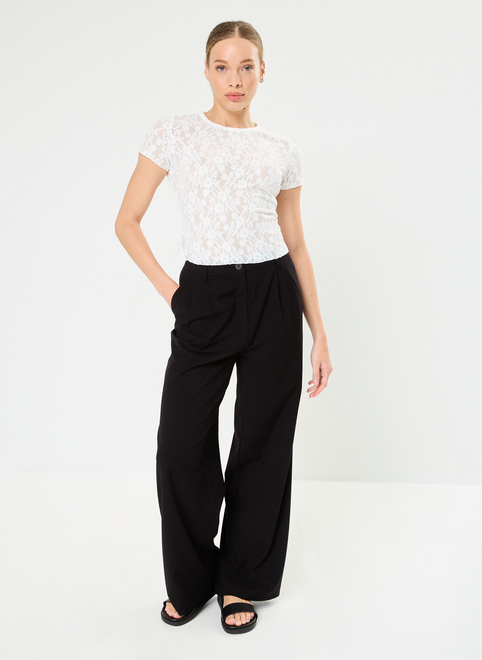 Kurzarm-T-Shirts FTOP29019K damen weiß The Kooples Kurzarm-T-Shirts FTOP29019K damen weiß ECR01