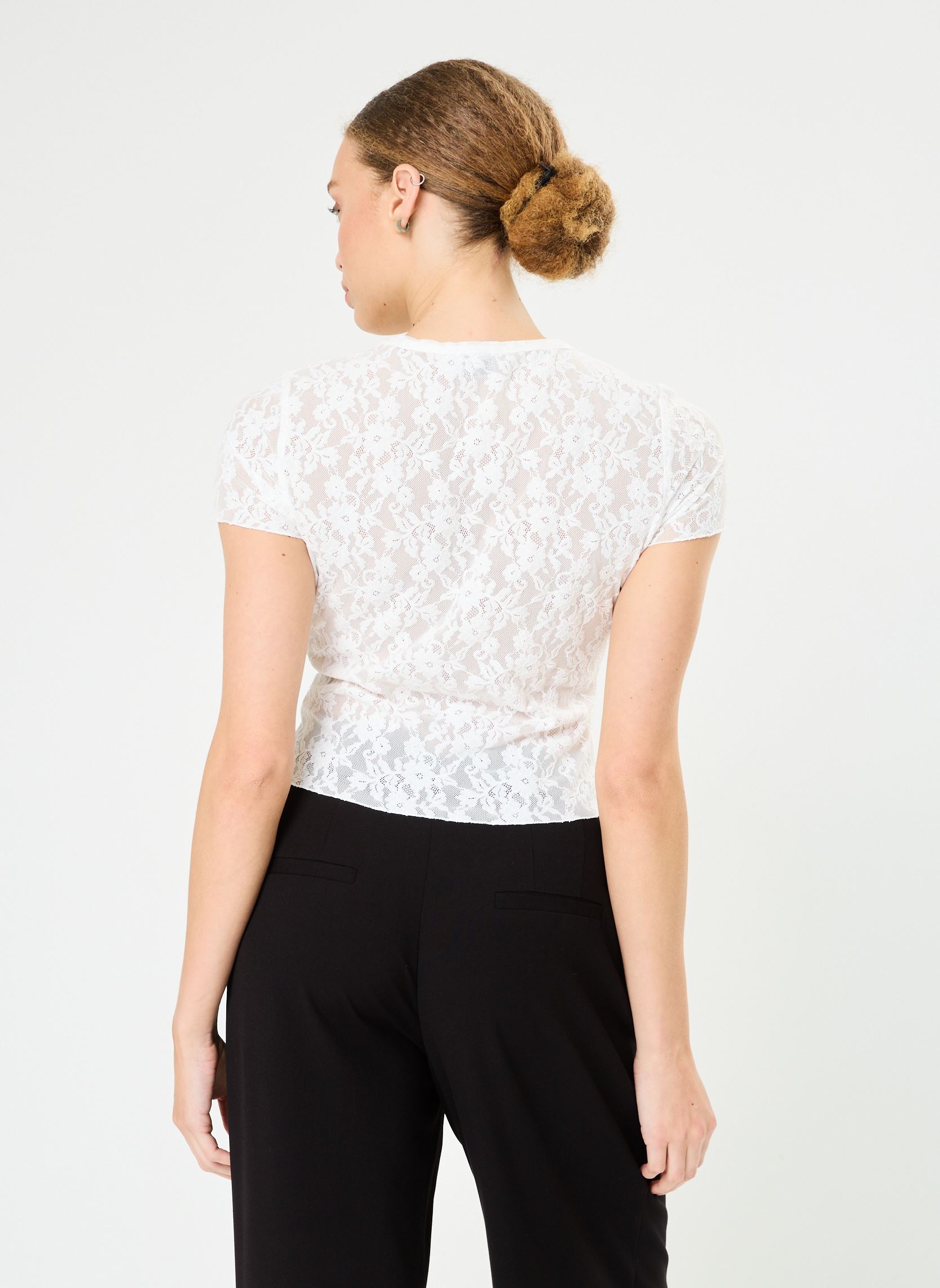 Kurzarm-T-Shirts FTOP29019K damen weiß The Kooples Kurzarm-T-Shirts FTOP29019K damen weiß ECR01