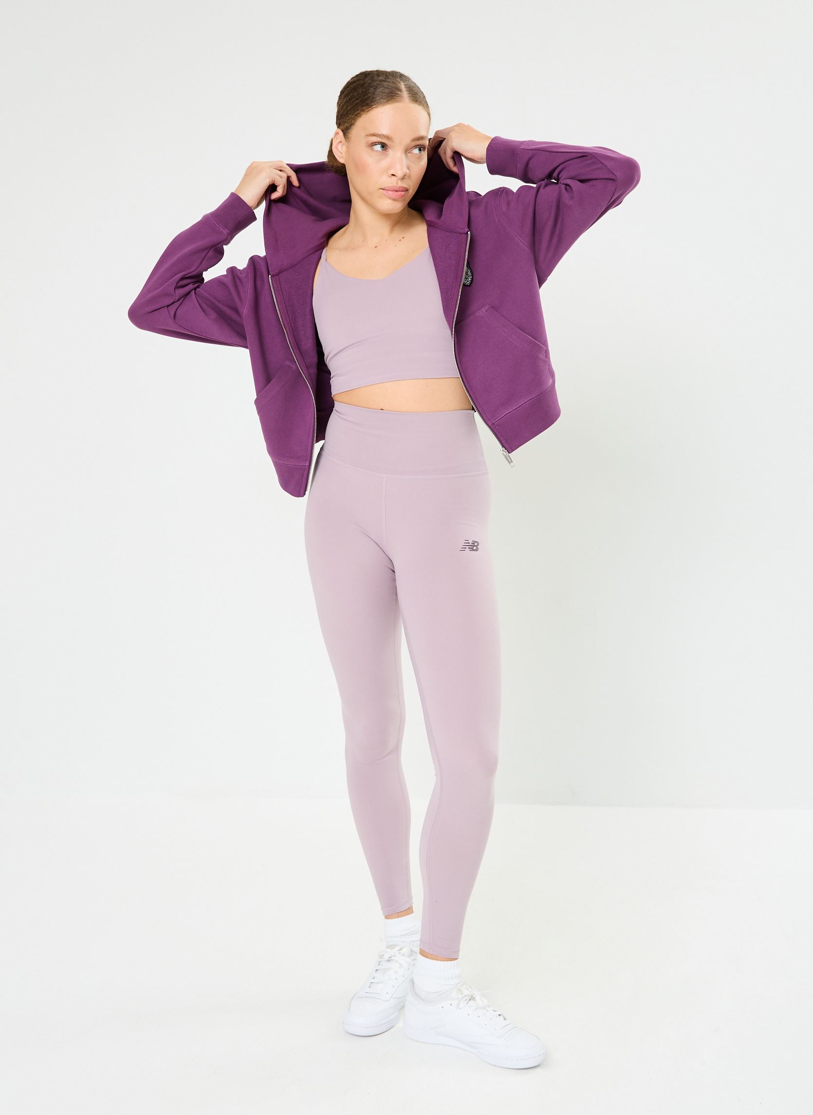 Sweats zippés FSWE29001K femme violet The Kooples Sweats zippés FSWE29001K femme violet PUR08