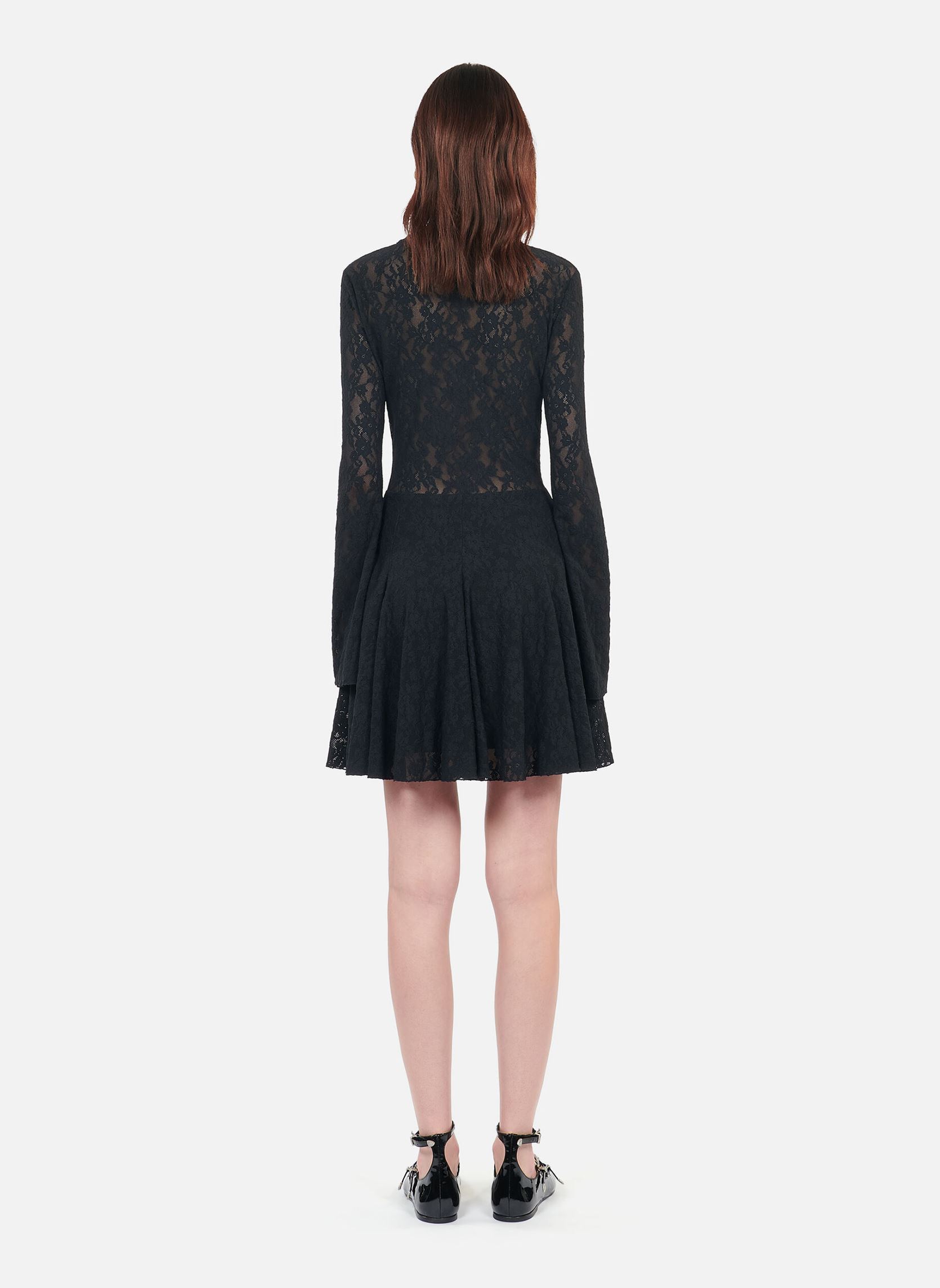 Robes FROB29020K femme noir The Kooples Robes FROB29020K femme noir BLA01