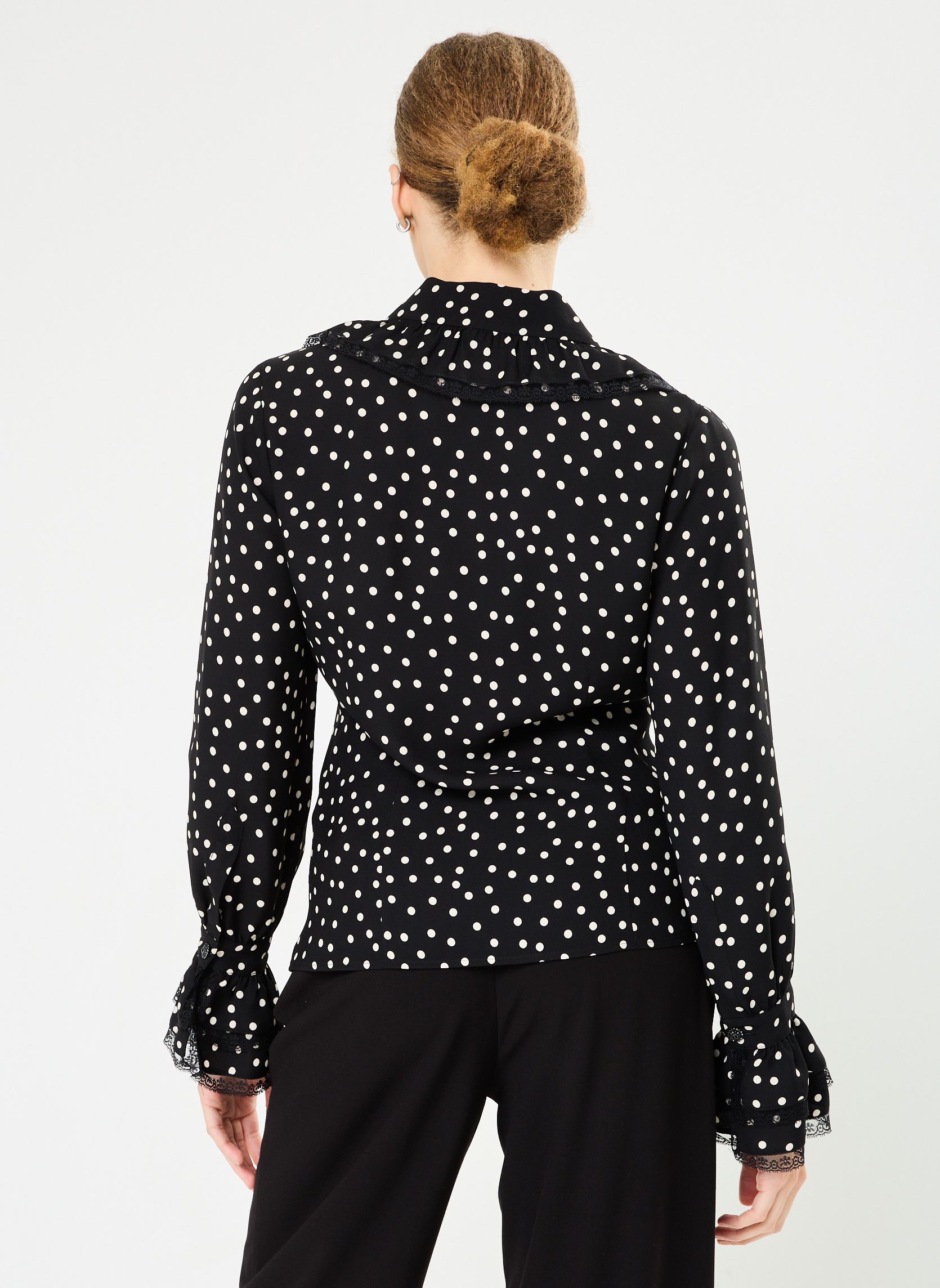 Chemises manches longues FCCL29005K femme noir The Kooples Chemises manches longues FCCL29005K femme noir BLA09