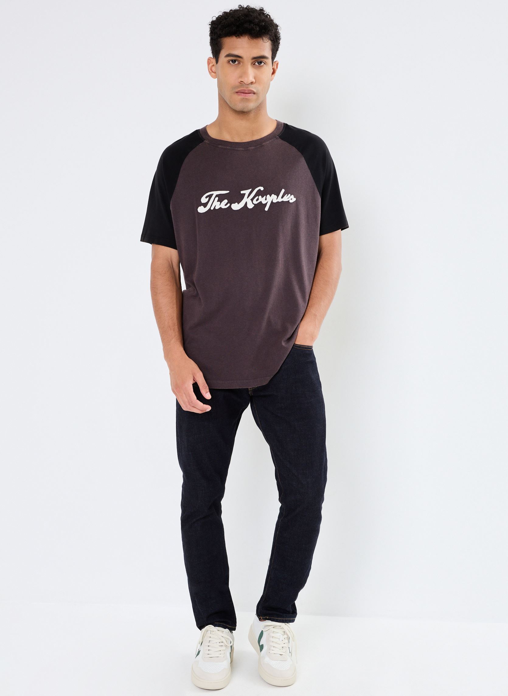 Kurzarm-T-Shirts HTSC29011K herren schwarz The Kooples Kurzarm-T-Shirts HTSC29011K herren schwarz BLA55