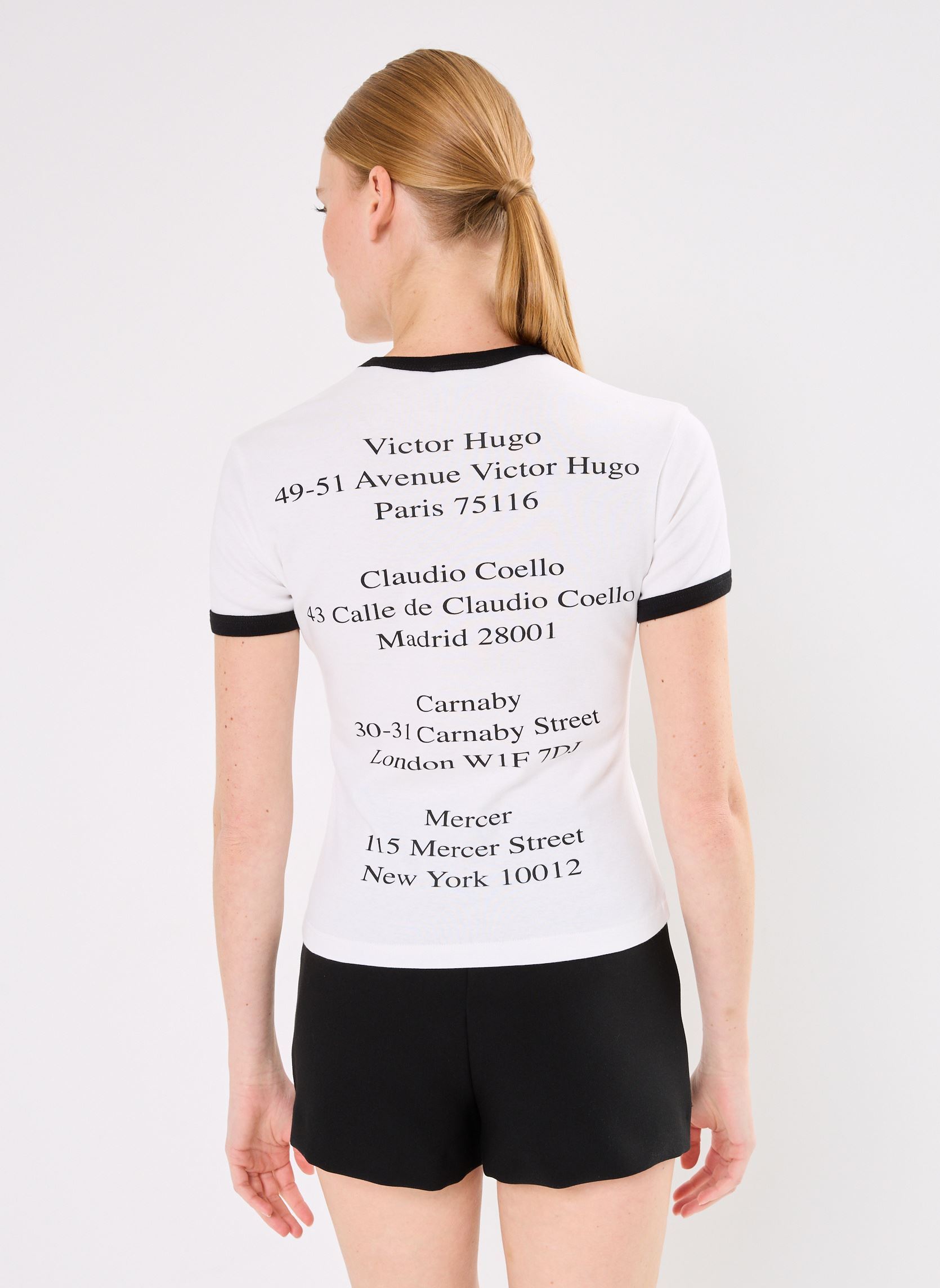 Tee-shirts manches courtes FTSC29000K femme blanc The Kooples Tee-shirts manches courtes FTSC29000K femme blanc WHI01