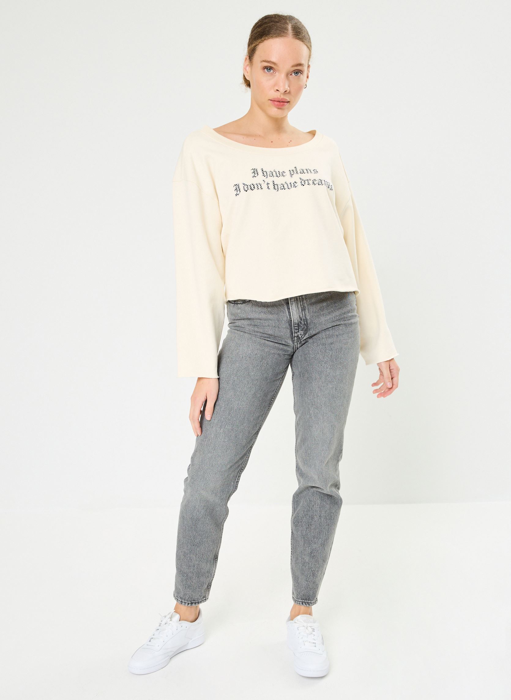 Sweater FSWE29004K dames wit The Kooples Sweater FSWE29004K dames wit ECR01