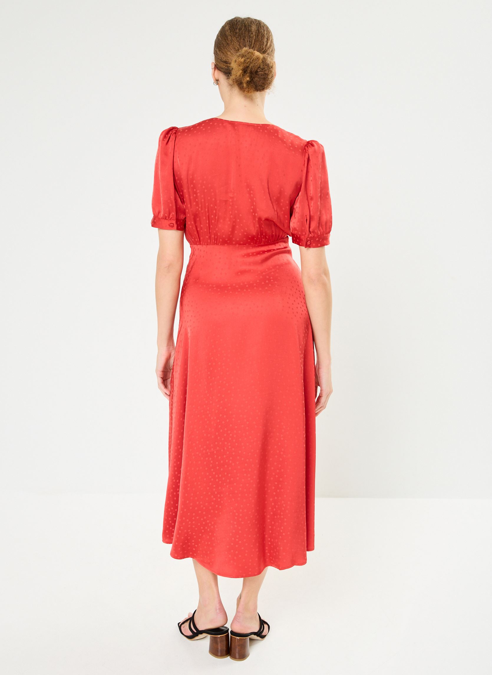 Jurken FROB29043K dames rood The Kooples Jurken FROB29043K dames rood RED09