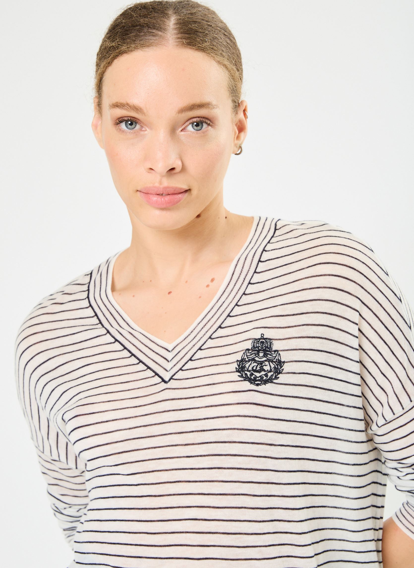 Jerseys FPUL29006K mujer blanco The Kooples Jerseys FPUL29006K mujer blanco WHI05