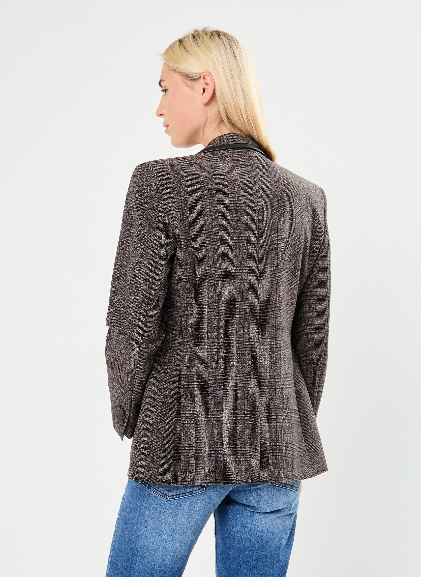 Vestes de blazer FVES29026K femme marron The Kooples Vestes de blazer FVES29026K femme marron BRW01
