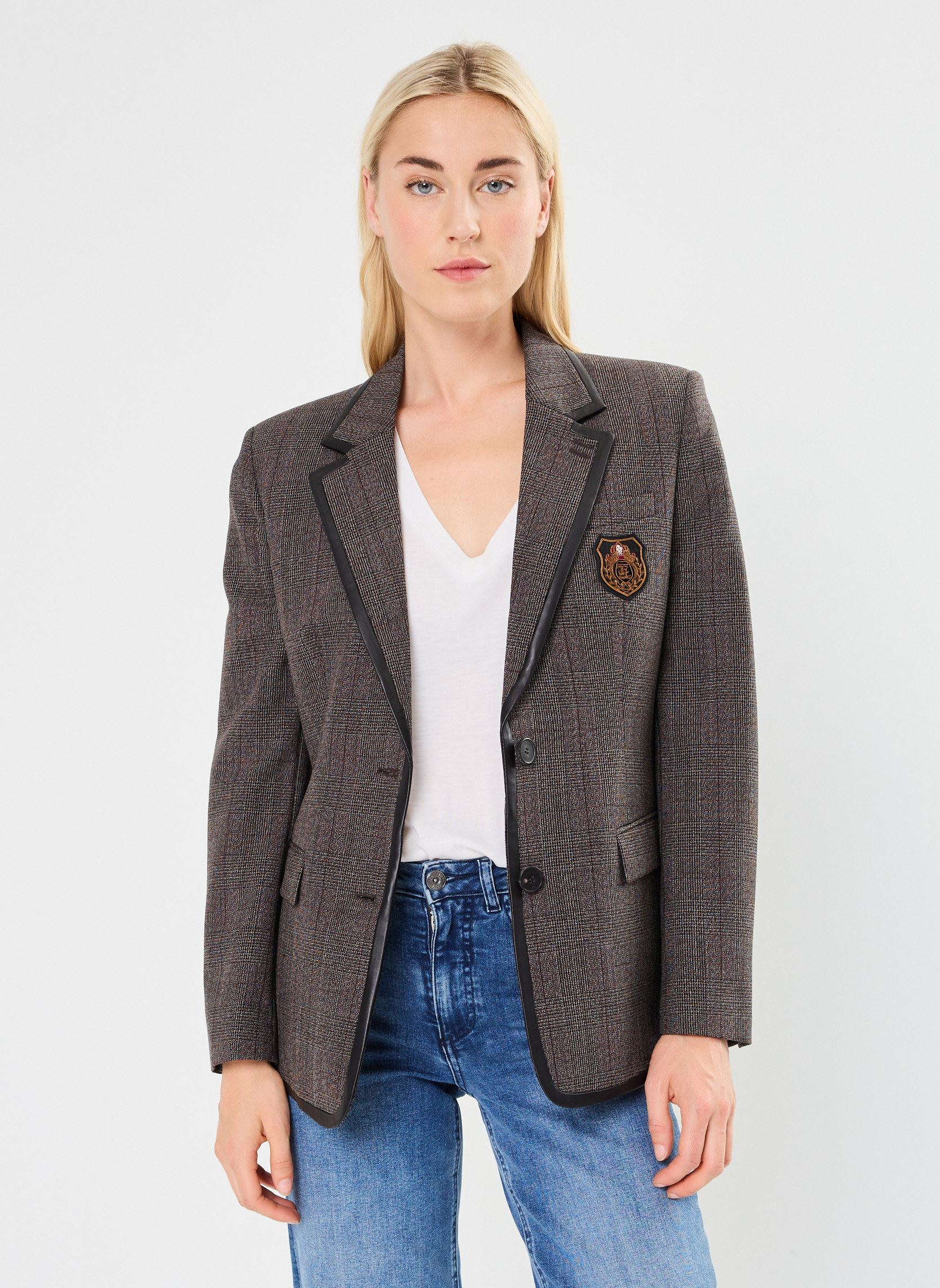 The Kooples Vestes de blazer Veste FVES29026K femme marron