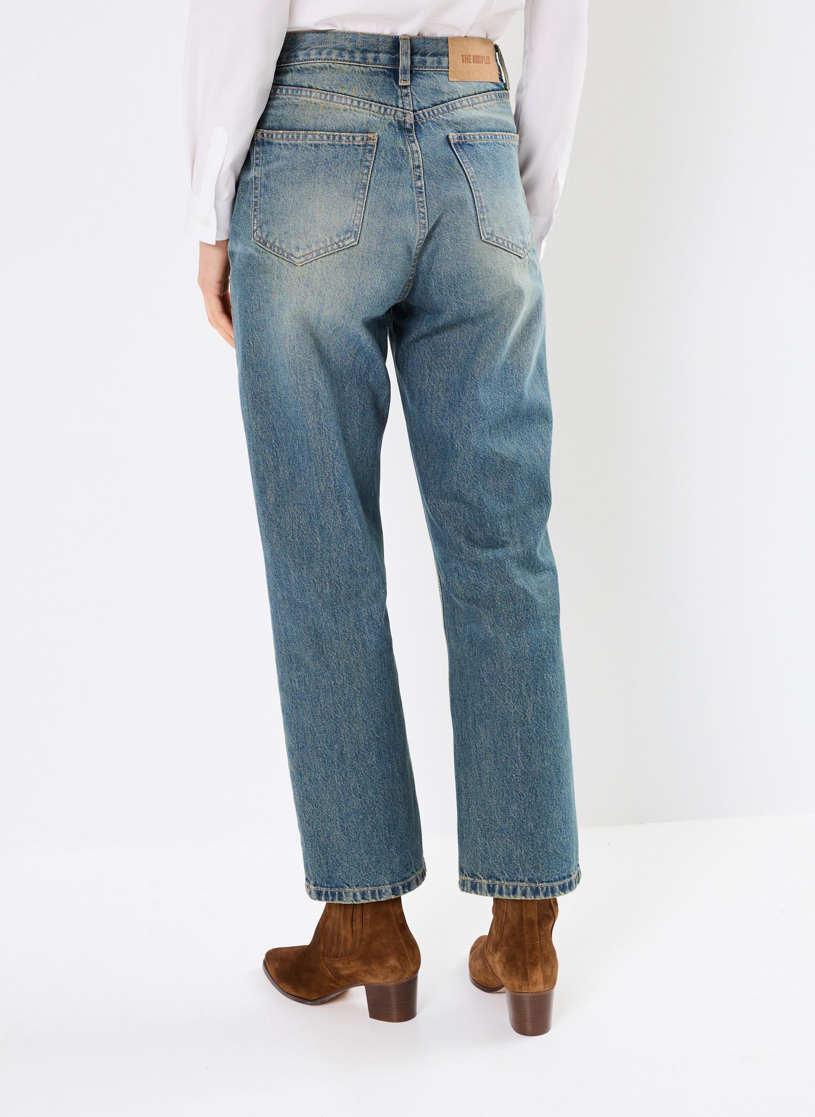 Jeans slim et skinny FJEA29000J femme bleu The Kooples Jeans slim et skinny FJEA29000J femme bleu BLU06