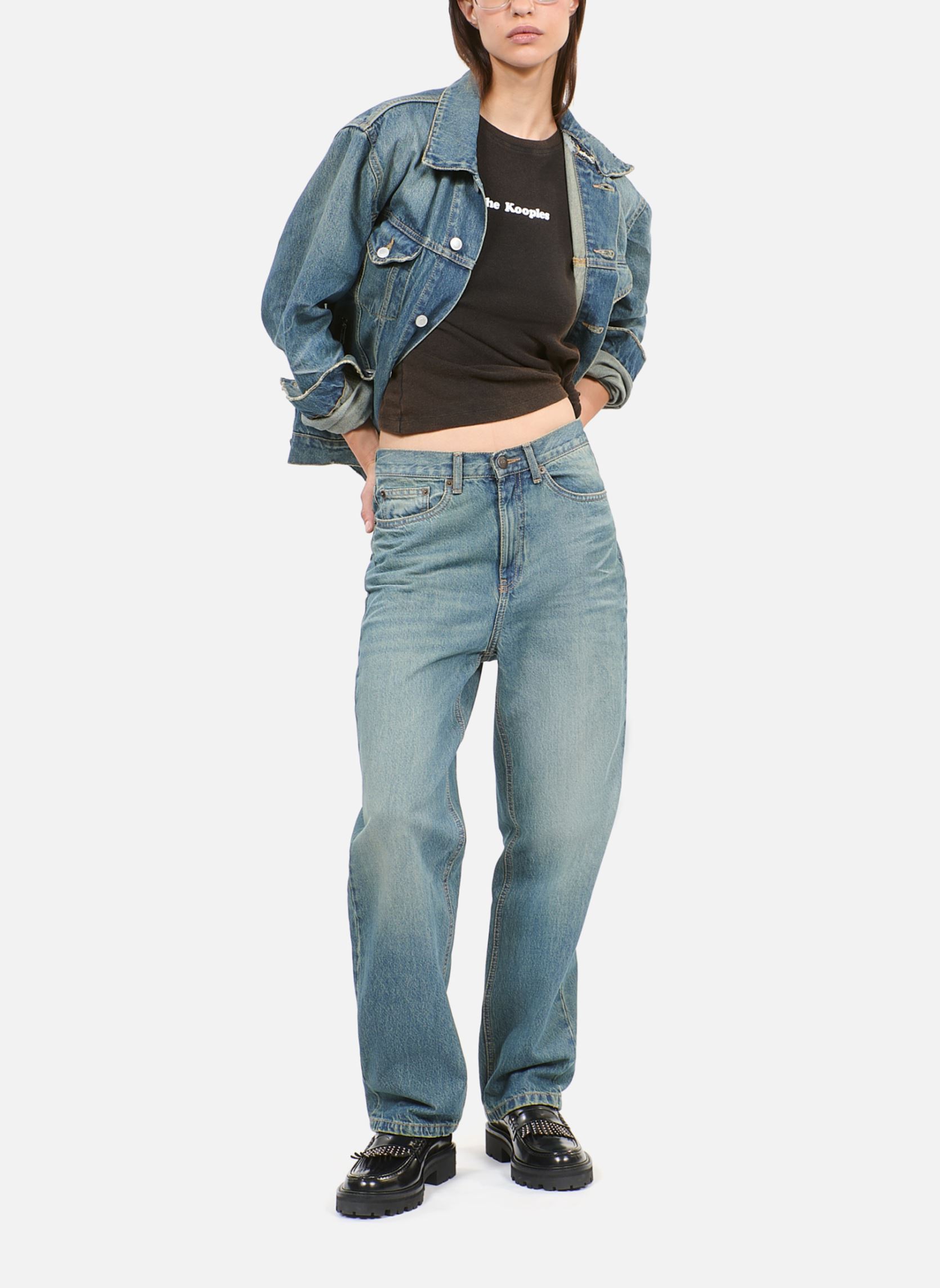 Jeans slim et skinny FJEA29000J femme bleu The Kooples Jeans slim et skinny FJEA29000J femme bleu BLU43