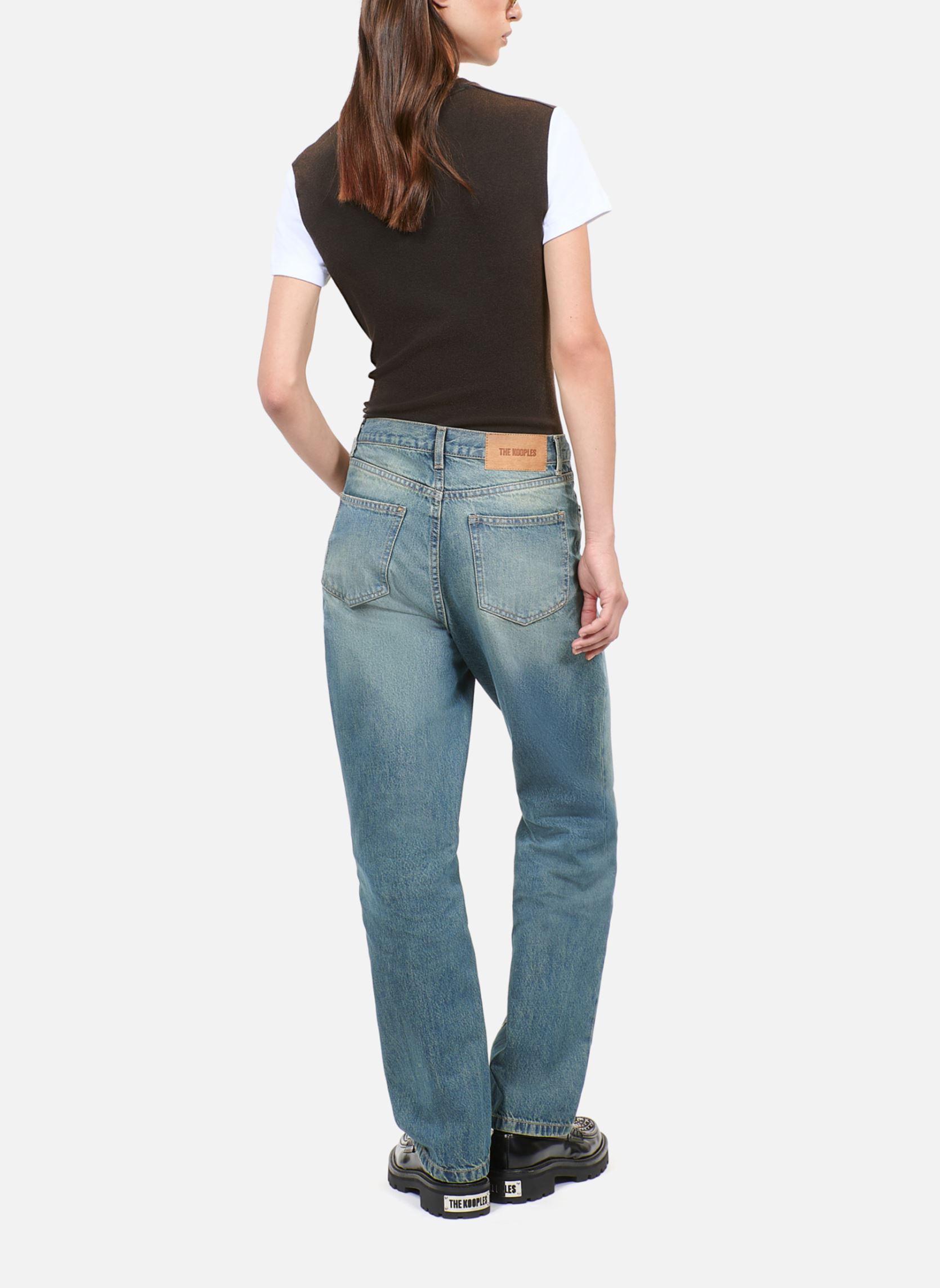 Jeans slim et skinny FJEA29000J femme bleu The Kooples Jeans slim et skinny FJEA29000J femme bleu BLU43