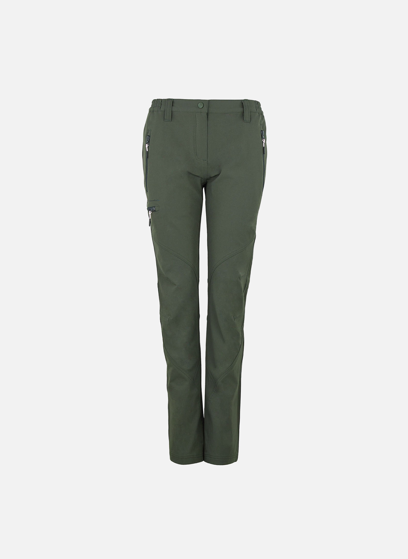 Peak Mountain Pantalons droit Pantalon de randonnée femme ABOR KAKI