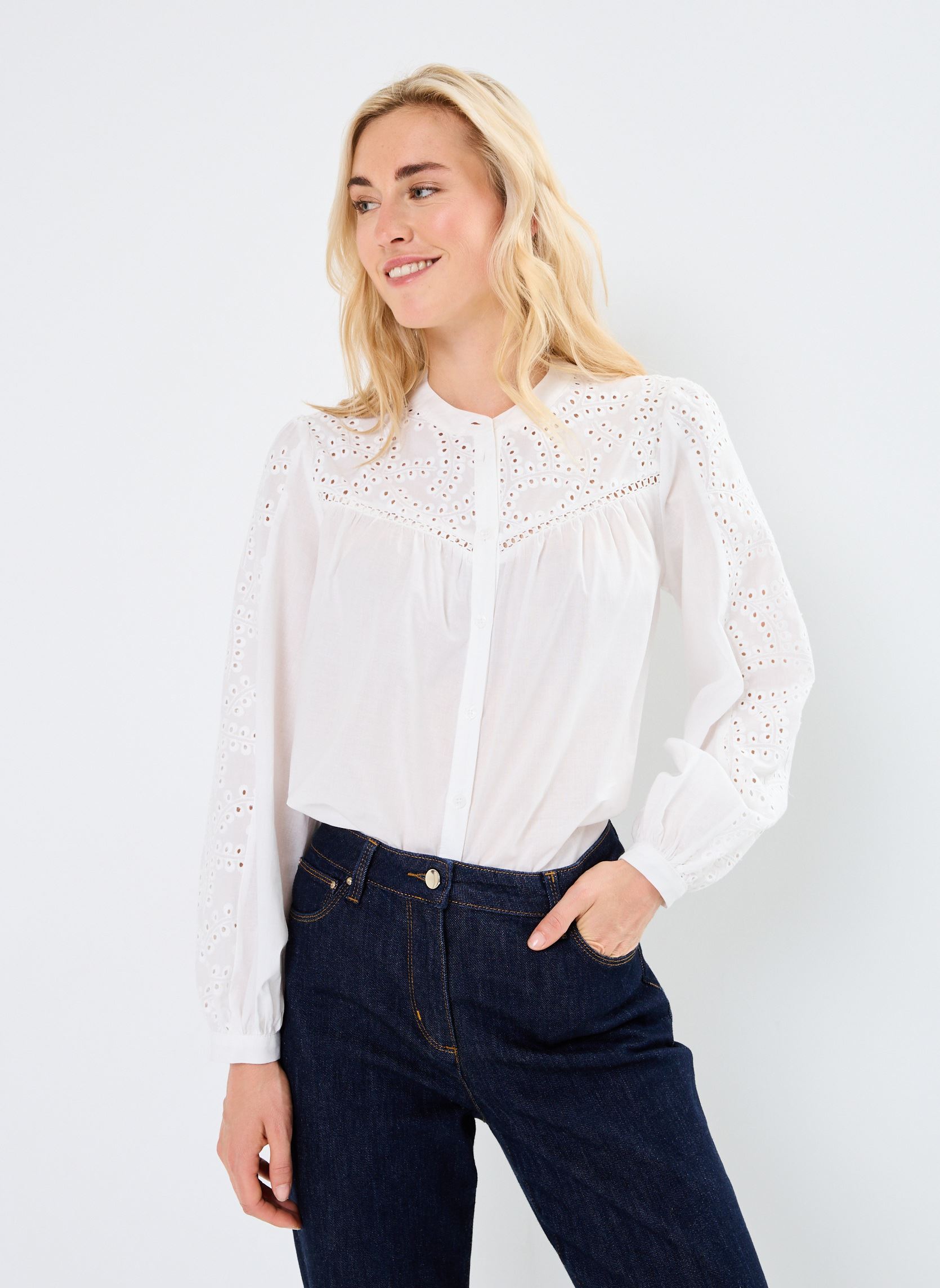 Chemise Spectacle Femme Ovation Elegance Grace – Manches Longues – Noir/blanc – XS Neuve
