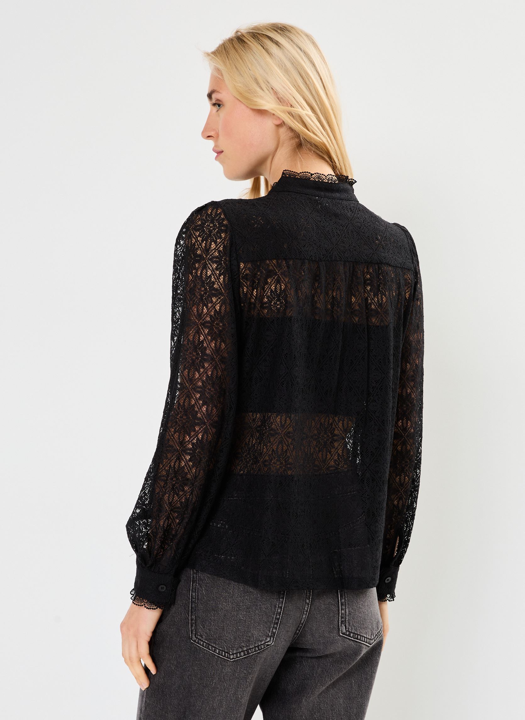 Blouses manches longues Nora femme noir Grace & Mila Blouses manches longues Nora femme noir Noir