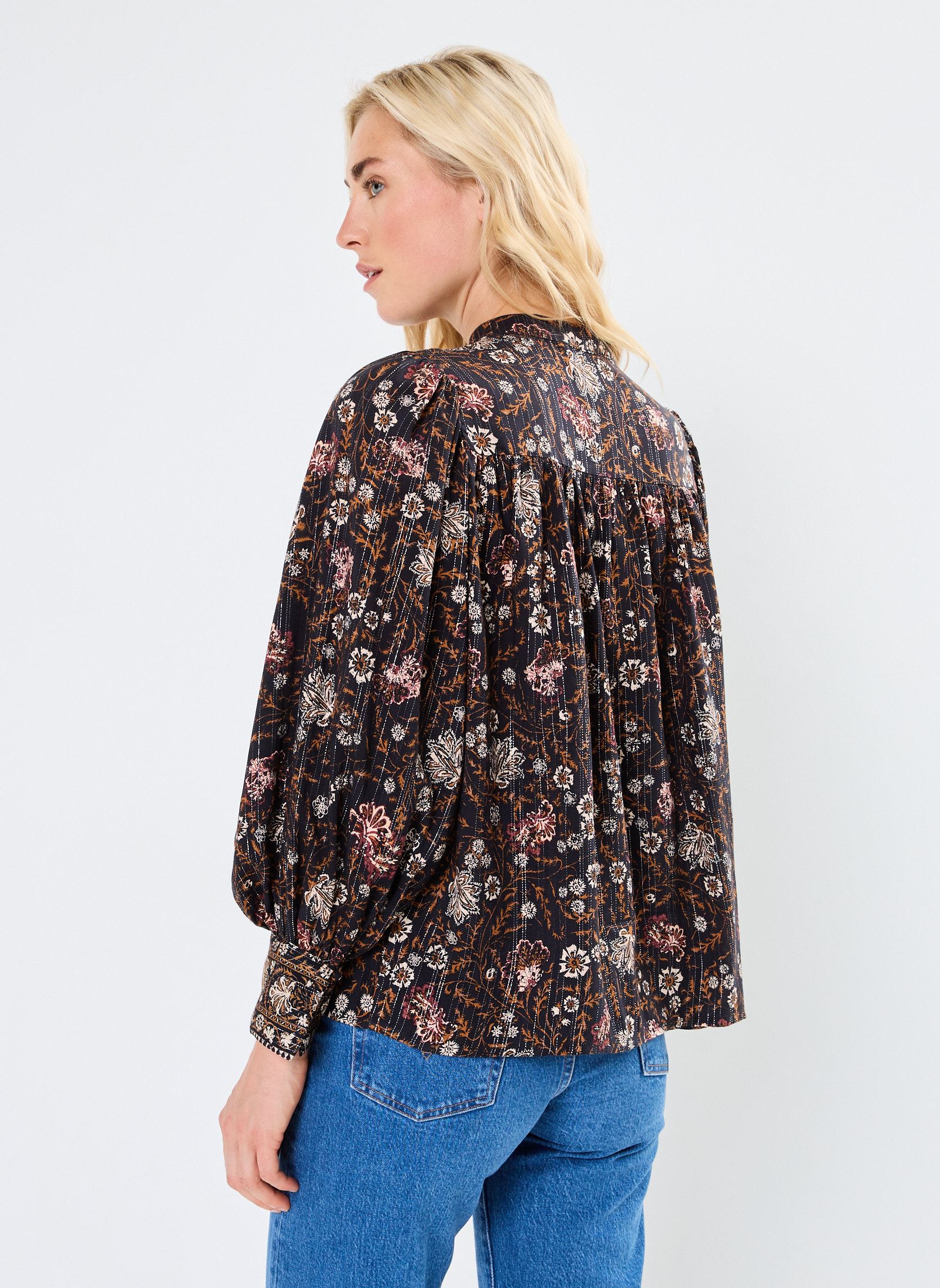 Blouses manches longues Nuncas femme noir Grace & Mila Blouses manches longues Nuncas femme noir Noir