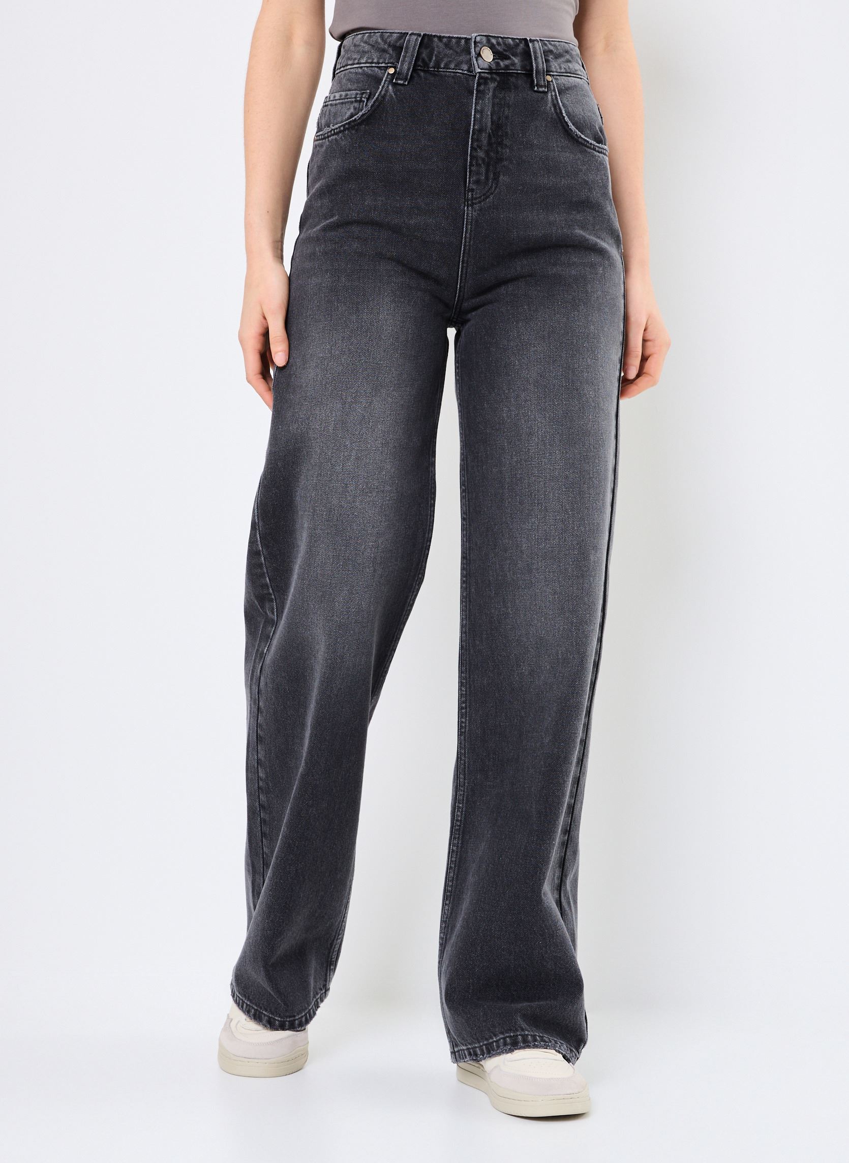 Rechte jeans / Straight Leg Jeans 2001 dames blauw Grace & Mila Rechte jeans / Straight Leg Jeans 2001 dames blauw BLACK WASHED