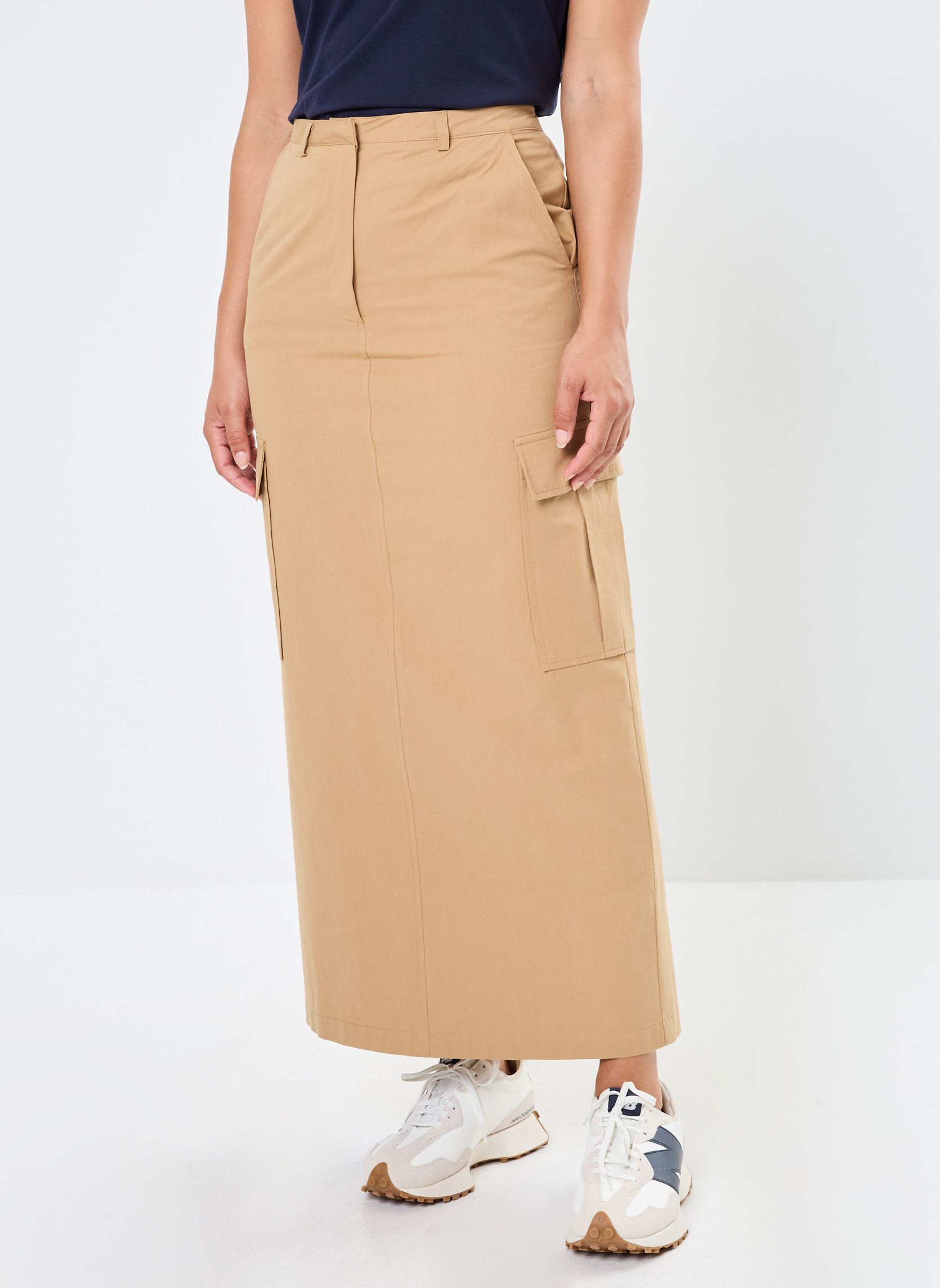 Jupes longues Newyork femme marron Grace & Mila Jupes longues Newyork femme marron CAMEL