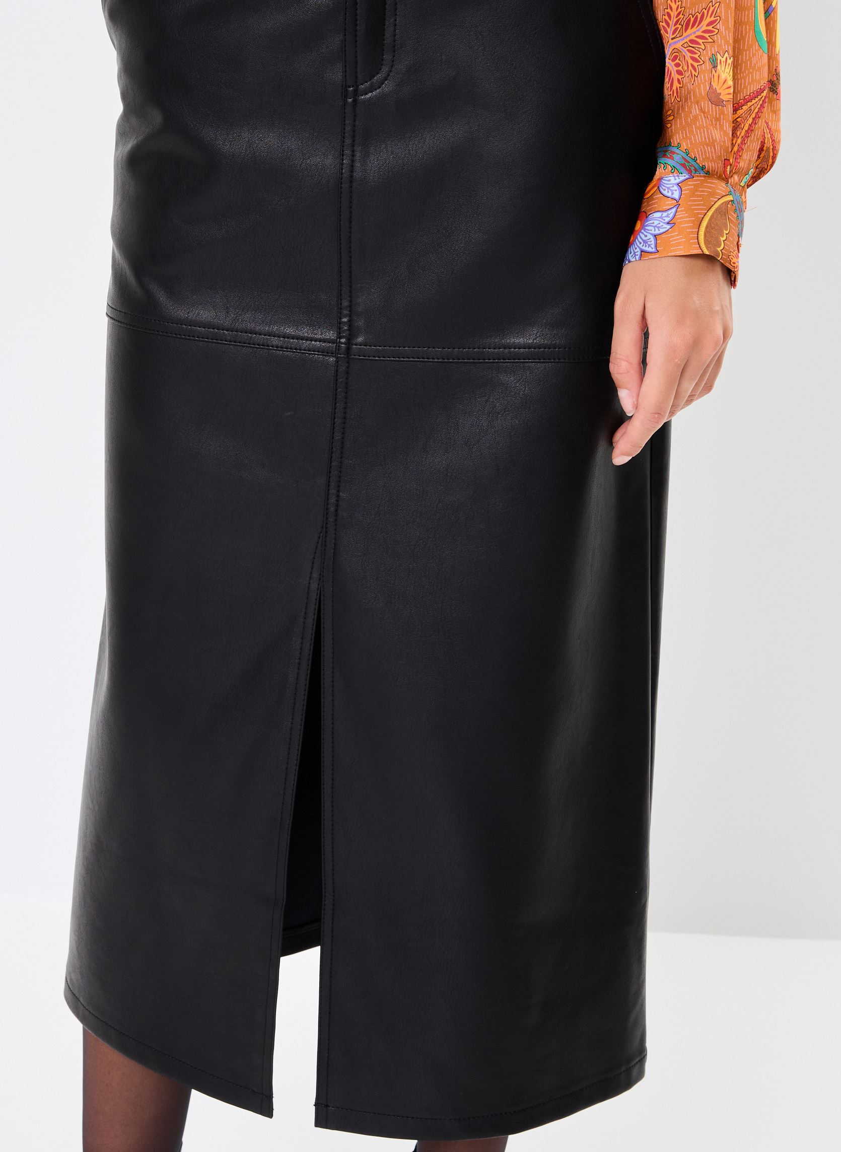 Jupes mi-longues Nory femme noir Grace & Mila Jupes mi-longues Nory femme noir Noir
