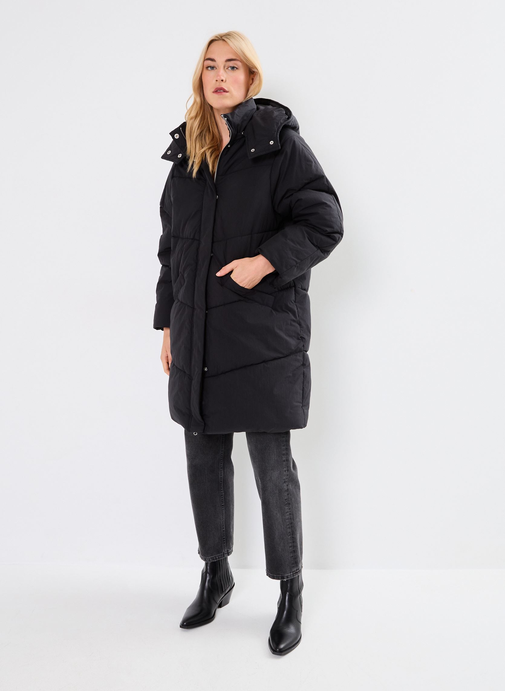 Doudounes North femme noir Grace & Mila Doudounes North femme noir Noir