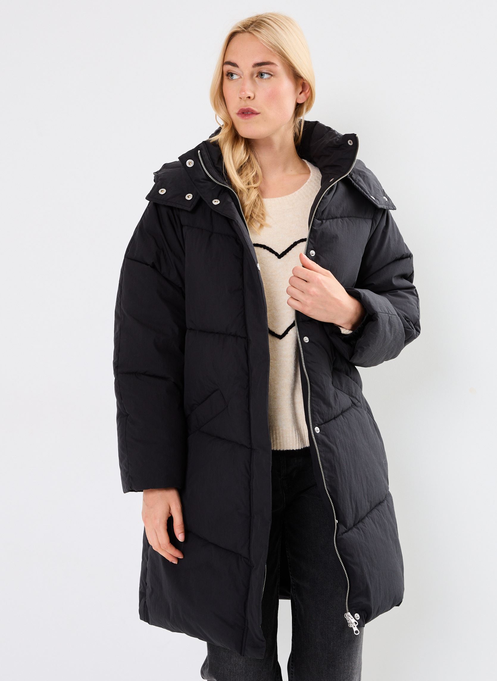 Doudounes North femme noir Grace & Mila Doudounes North femme noir Noir