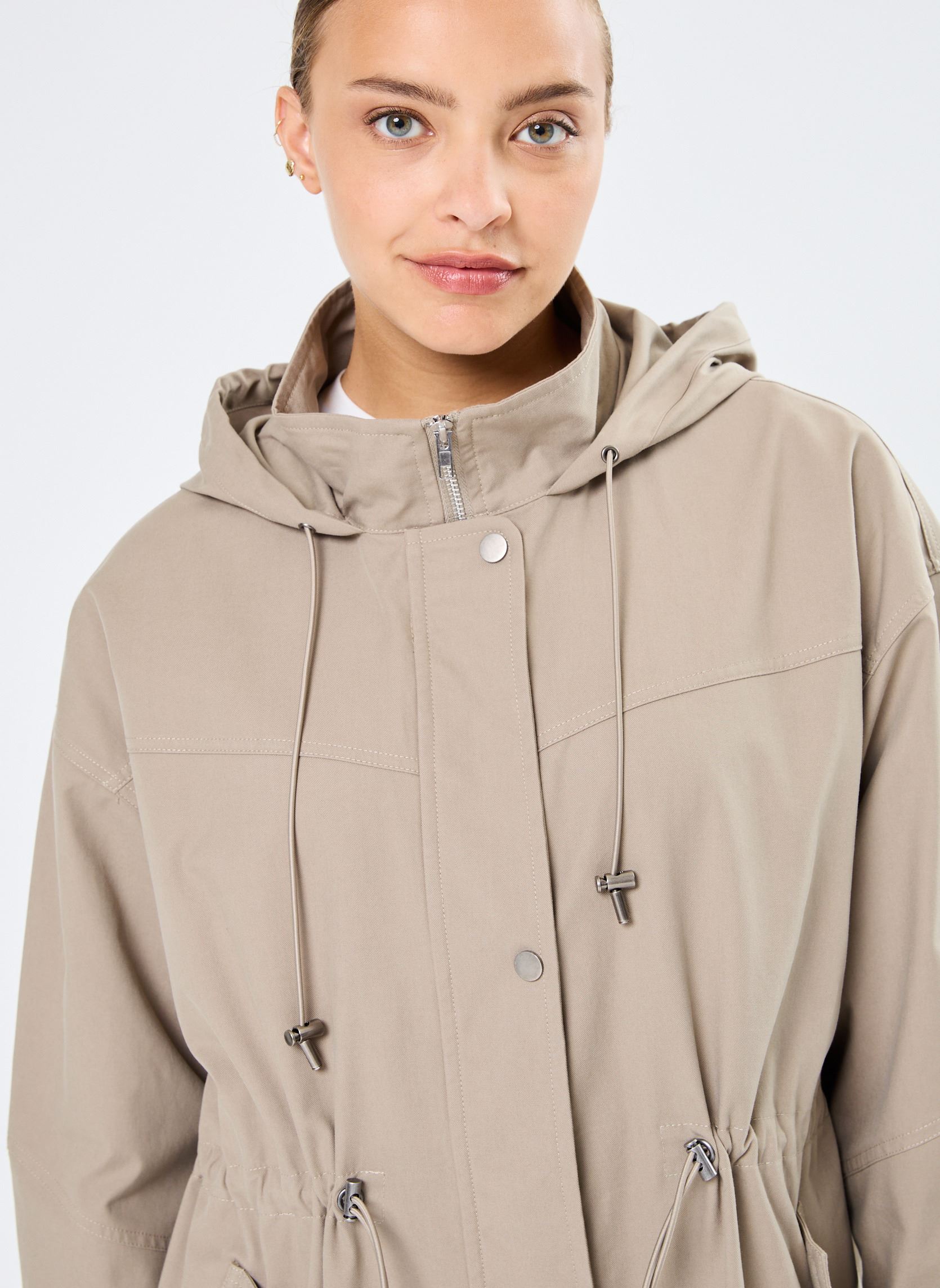 Manteaux Nordique femme vert Grace & Mila Manteaux Nordique femme vert Kaki