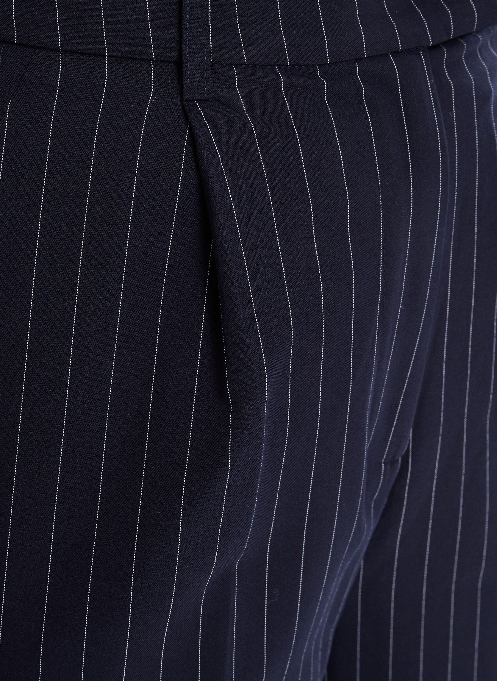 Pantalons droit Neve femme bleu Grace & Mila Pantalons droit Neve femme bleu Marine