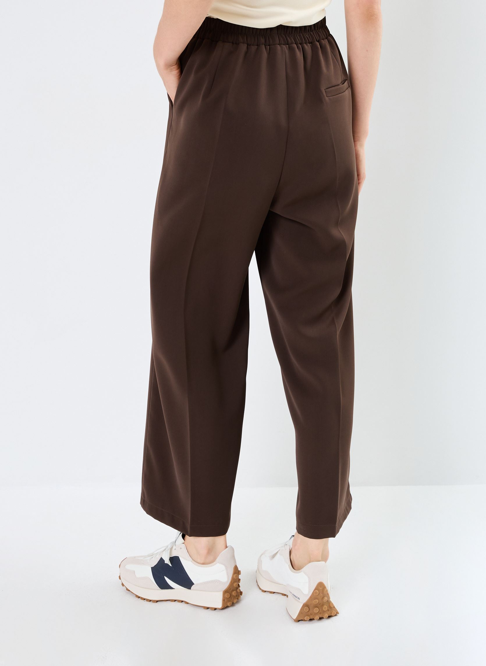 Rechte broeken Noblesse dames bruin Grace & Mila Rechte broeken Noblesse dames bruin CHOCOLAT