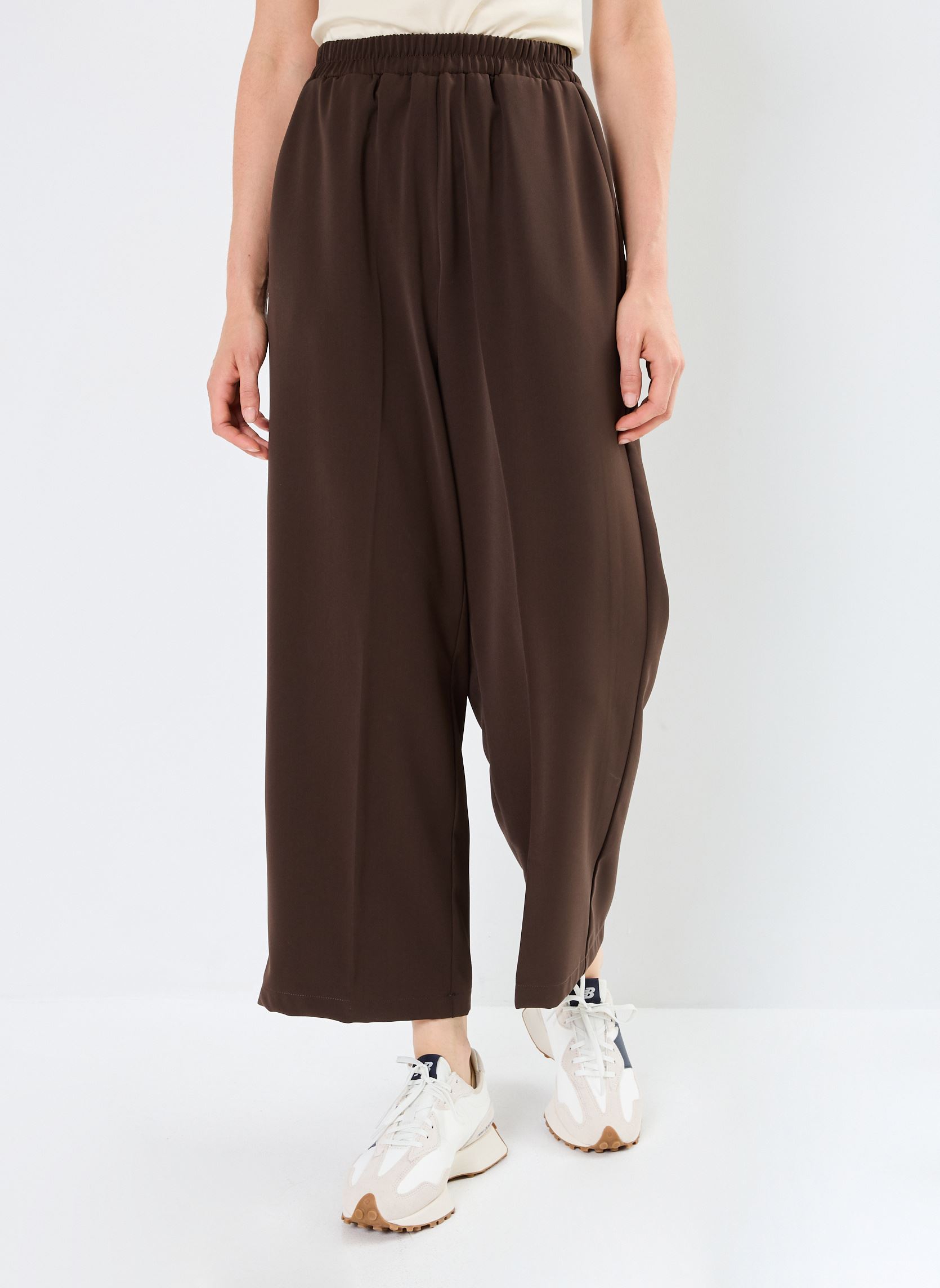 Rechte broeken Noblesse dames bruin Grace & Mila Rechte broeken Noblesse dames bruin CHOCOLAT