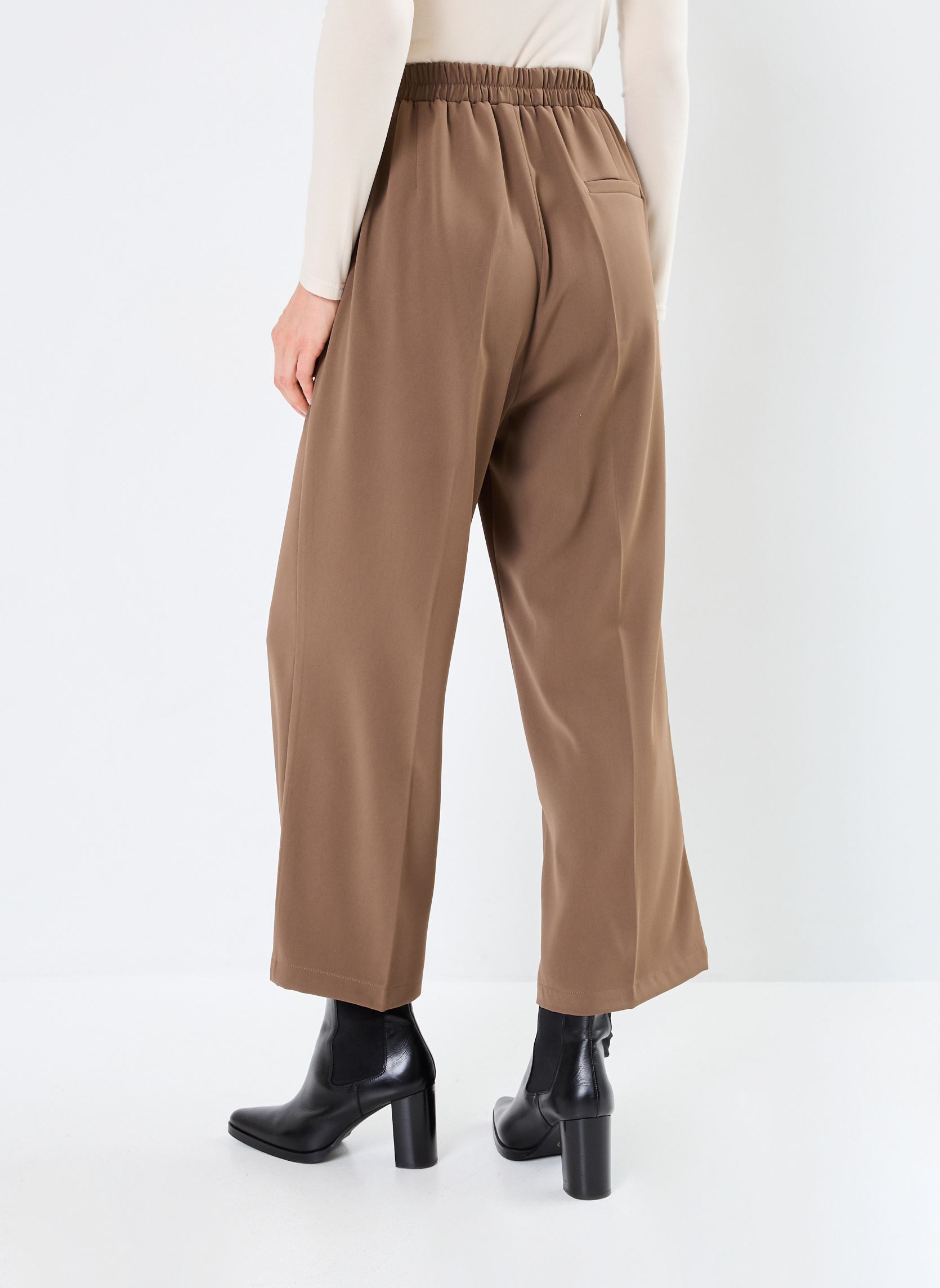 Pantalons droit Noblesse femme vert Grace & Mila Pantalons droit Noblesse femme vert KAKI