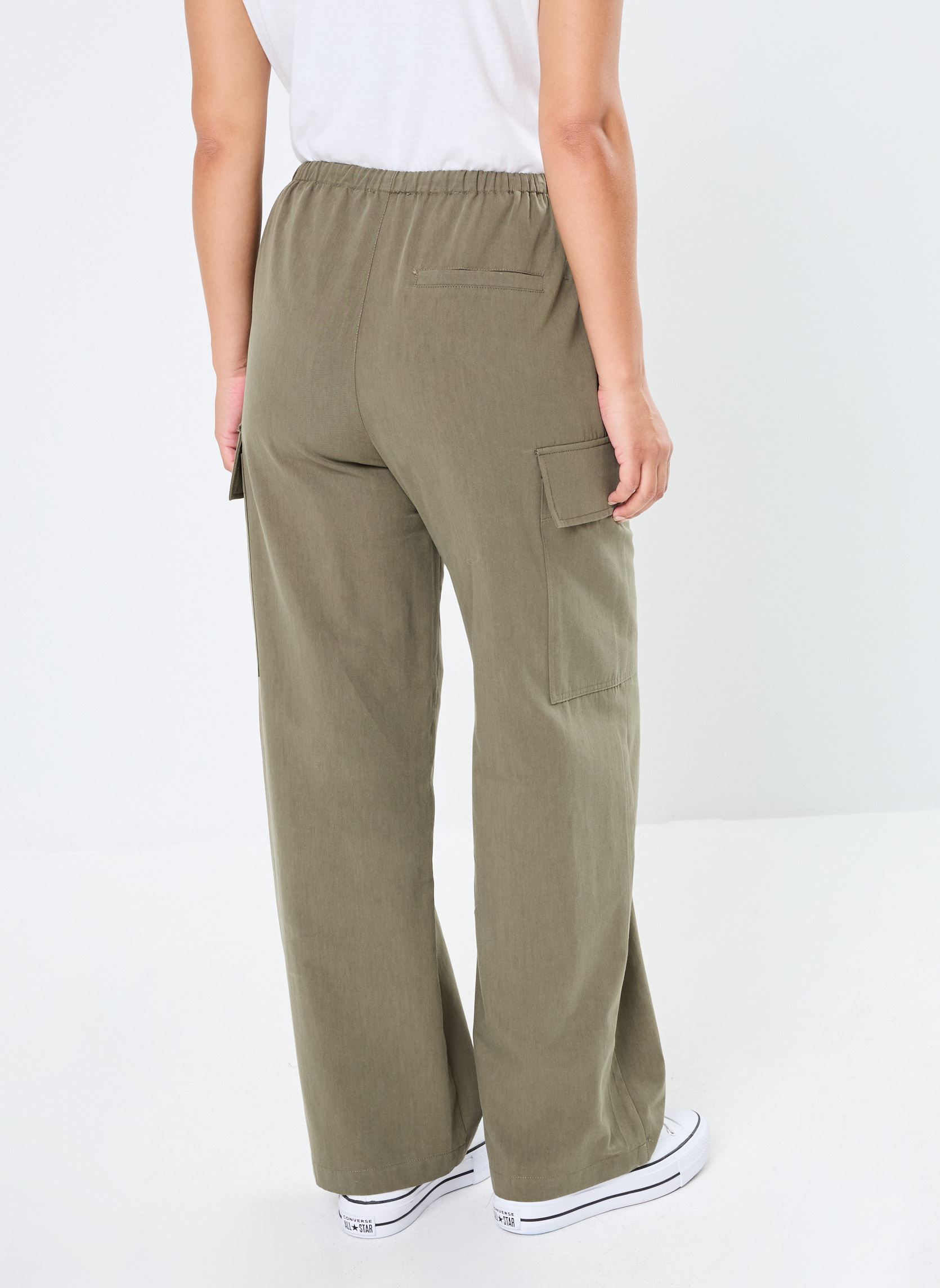 Pantalons droit Now femme vert Grace & Mila Pantalons droit Now femme vert KAKI