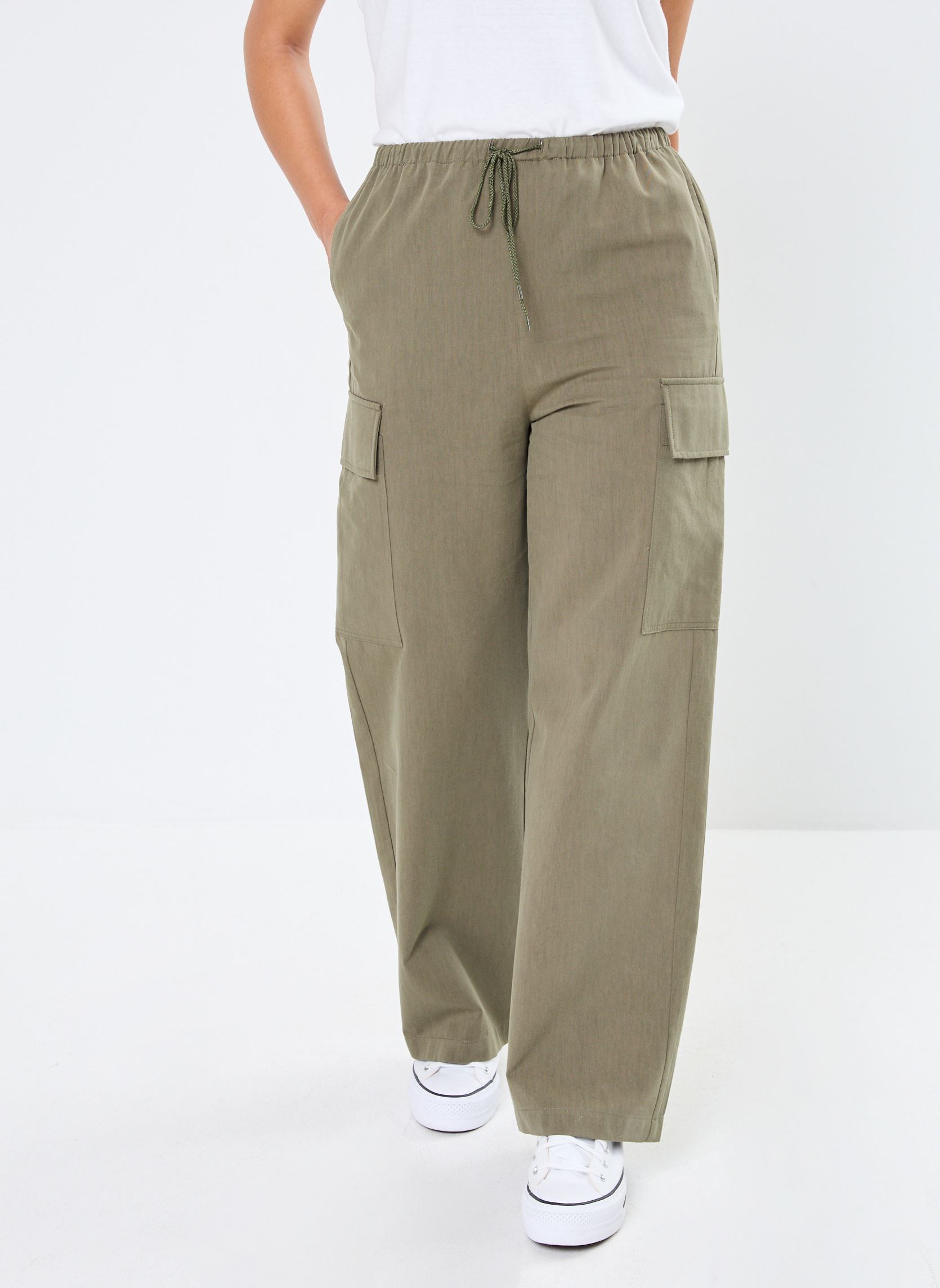 Pantalons droit Now femme vert Grace & Mila Pantalons droit Now femme vert KAKI