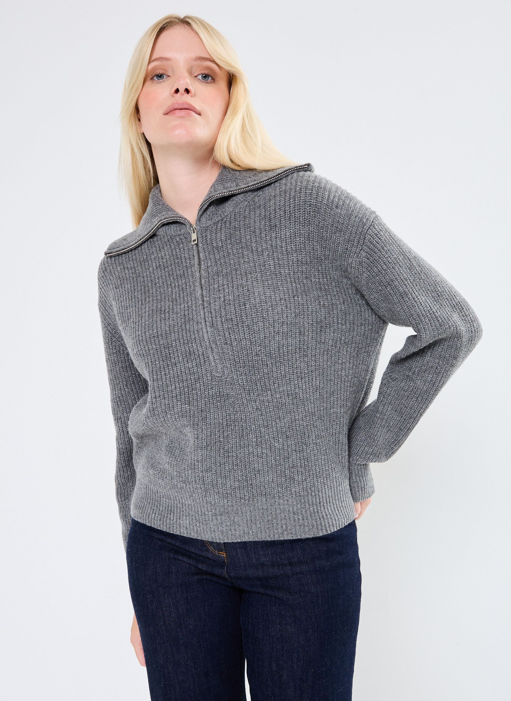 Pulls Naiki femme gris Grace & Mila Pulls Naiki femme gris GRIS