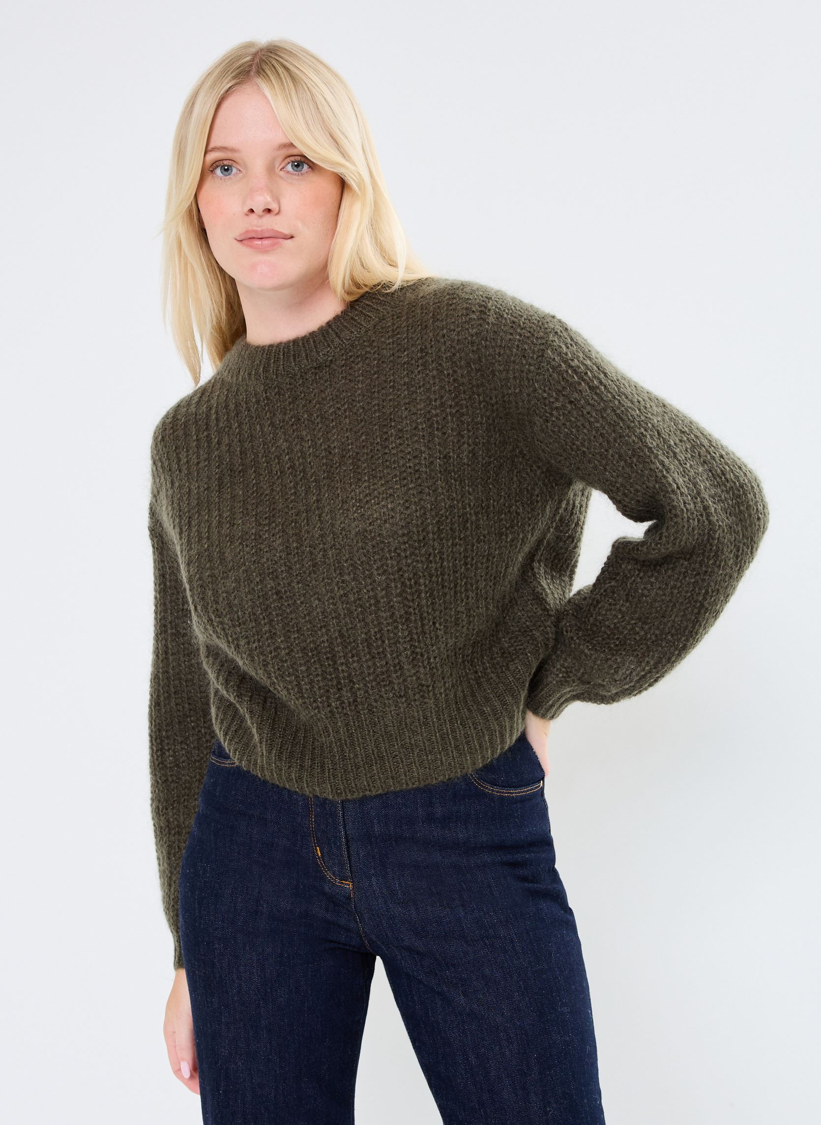 Pulls Naissance femme vert Grace & Mila Pulls Naissance femme vert Kaki