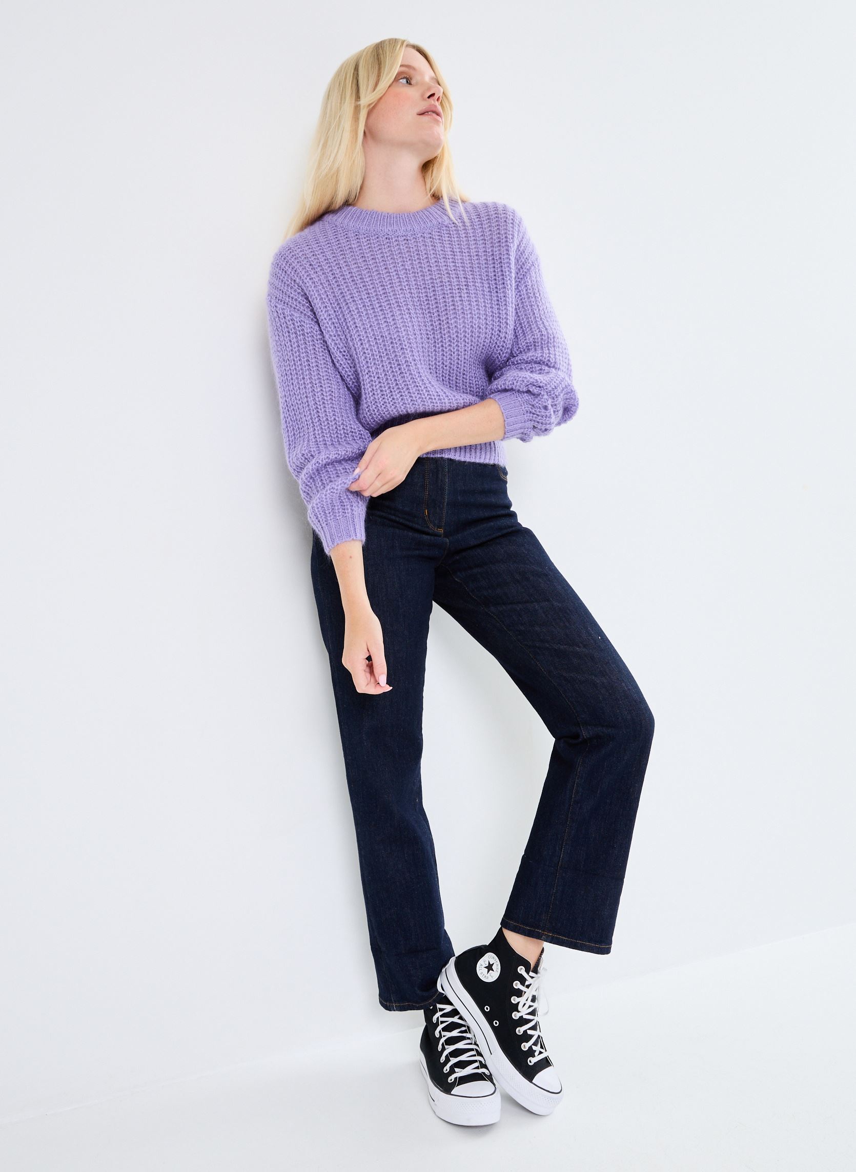 Pulls Naissance femme violet Grace & Mila Pulls Naissance femme violet PARME