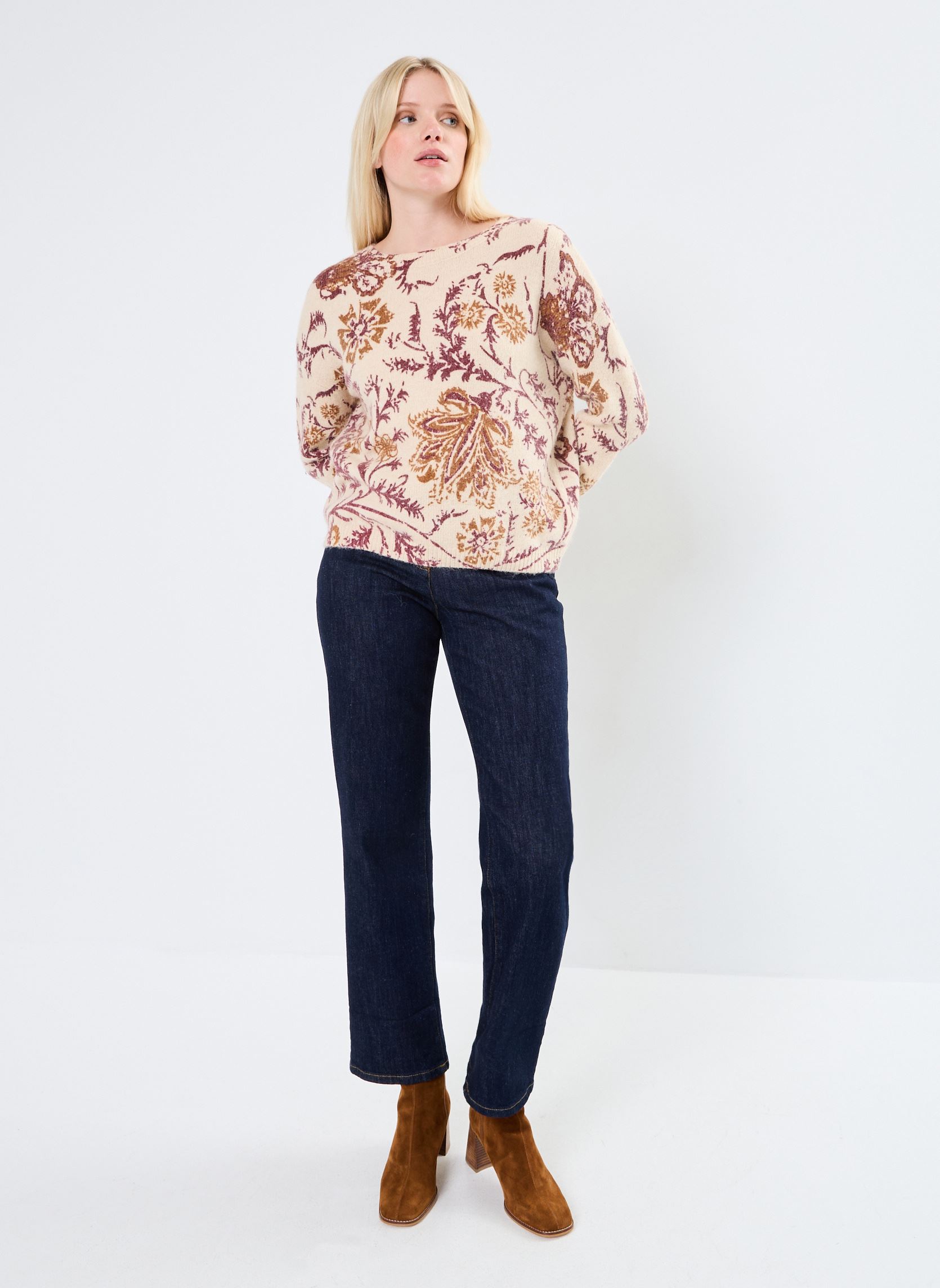 Pullover Nala damen beige Grace & Mila Pullover Nala damen beige Beige