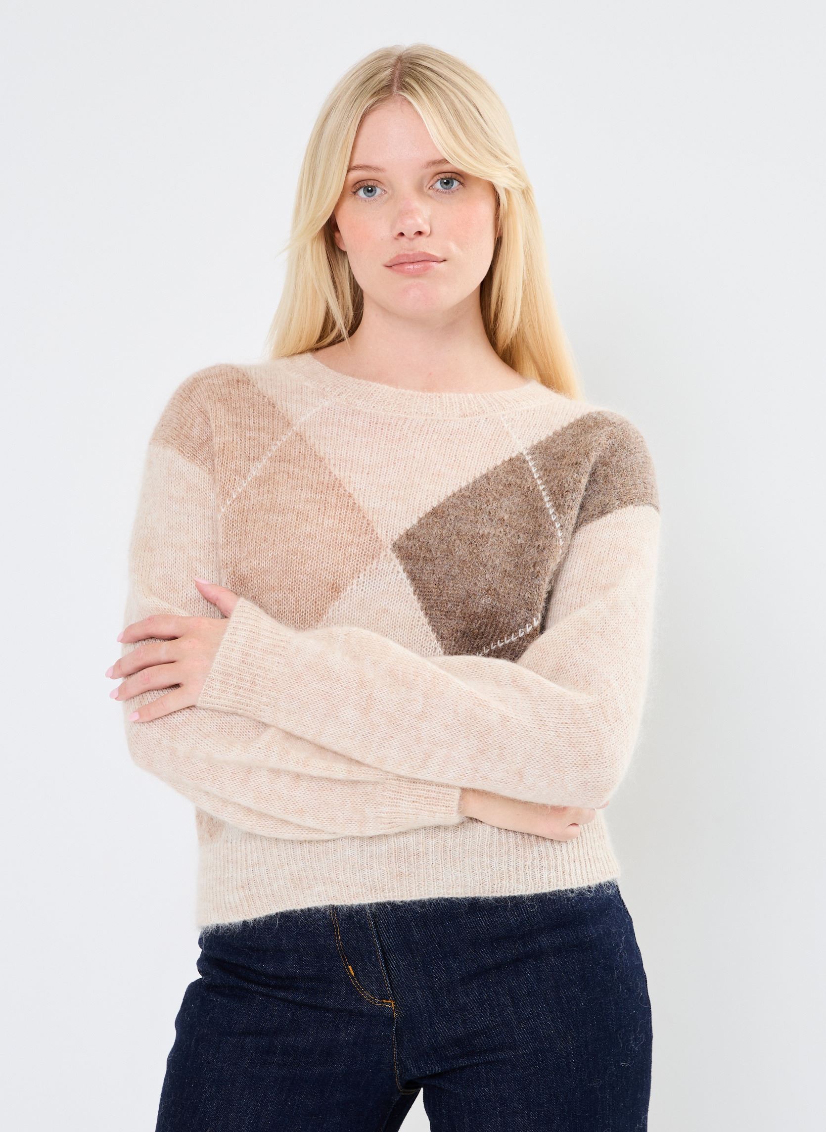Pulls Nanse femme beige Grace & Mila Pulls Nanse femme beige BEIGE