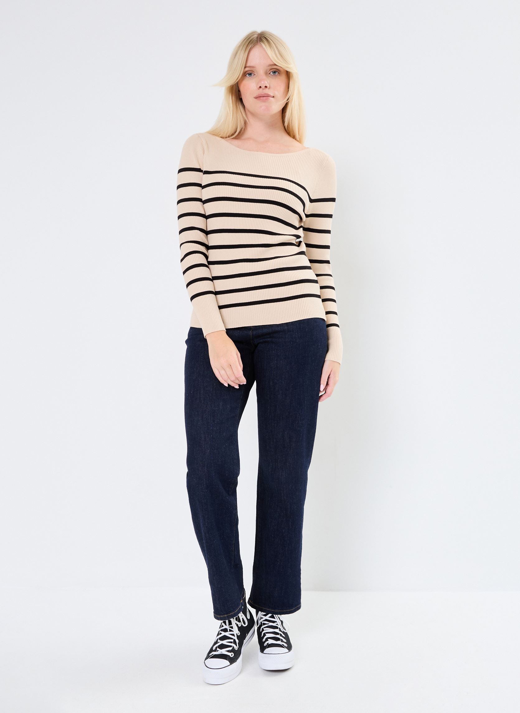 Pulls Nateo femme beige Grace & Mila Pulls Nateo femme beige Beige